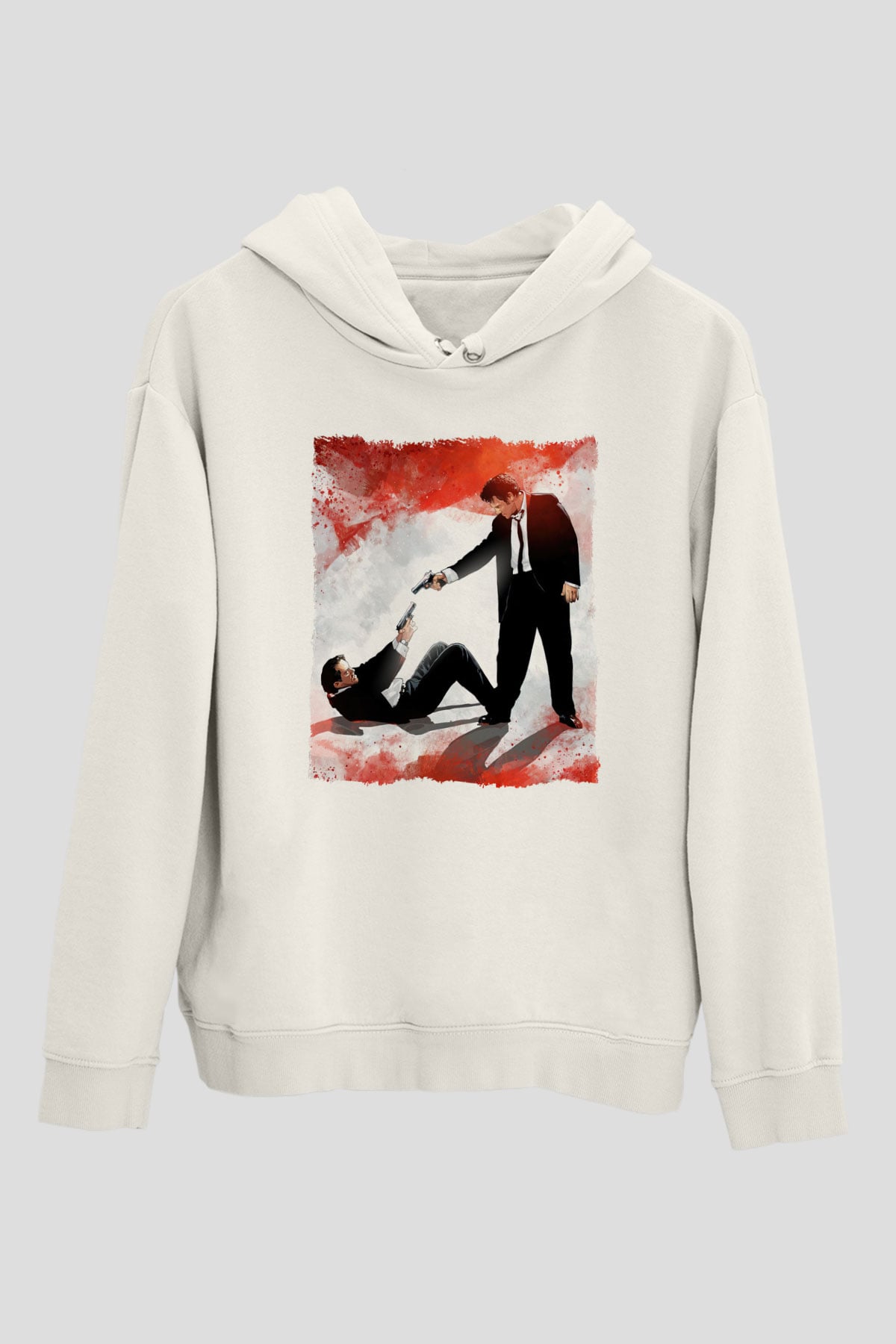 Reservoir Dogs Beyaz Unisex Hoodie