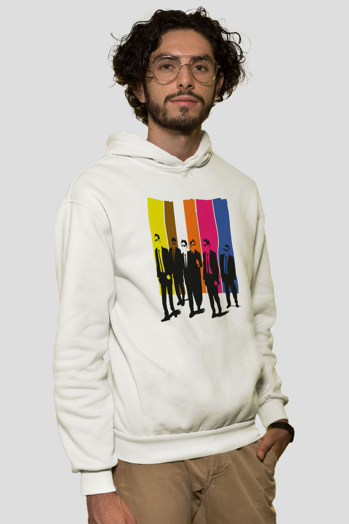 Reservoir Dogs Beyaz Unisex Hoodie