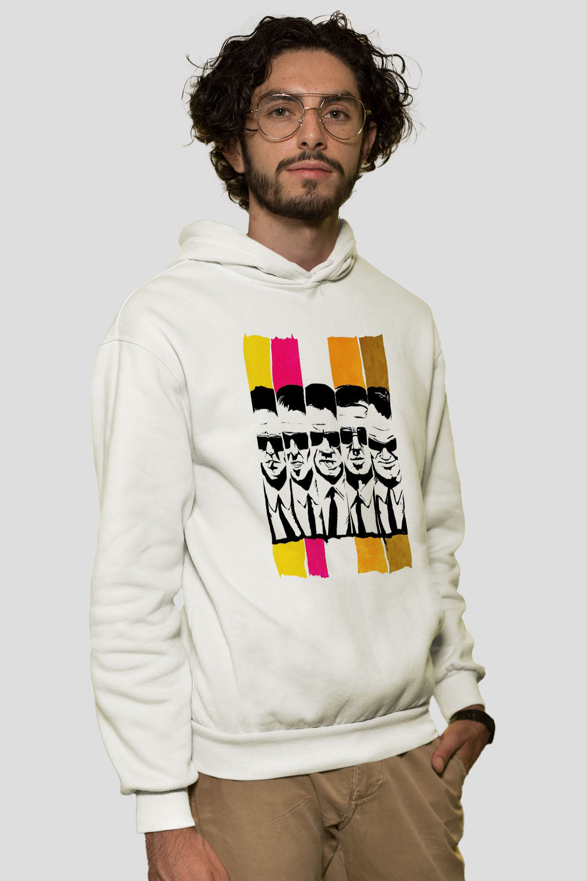 Reservoir Dogs Beyaz Unisex Hoodie