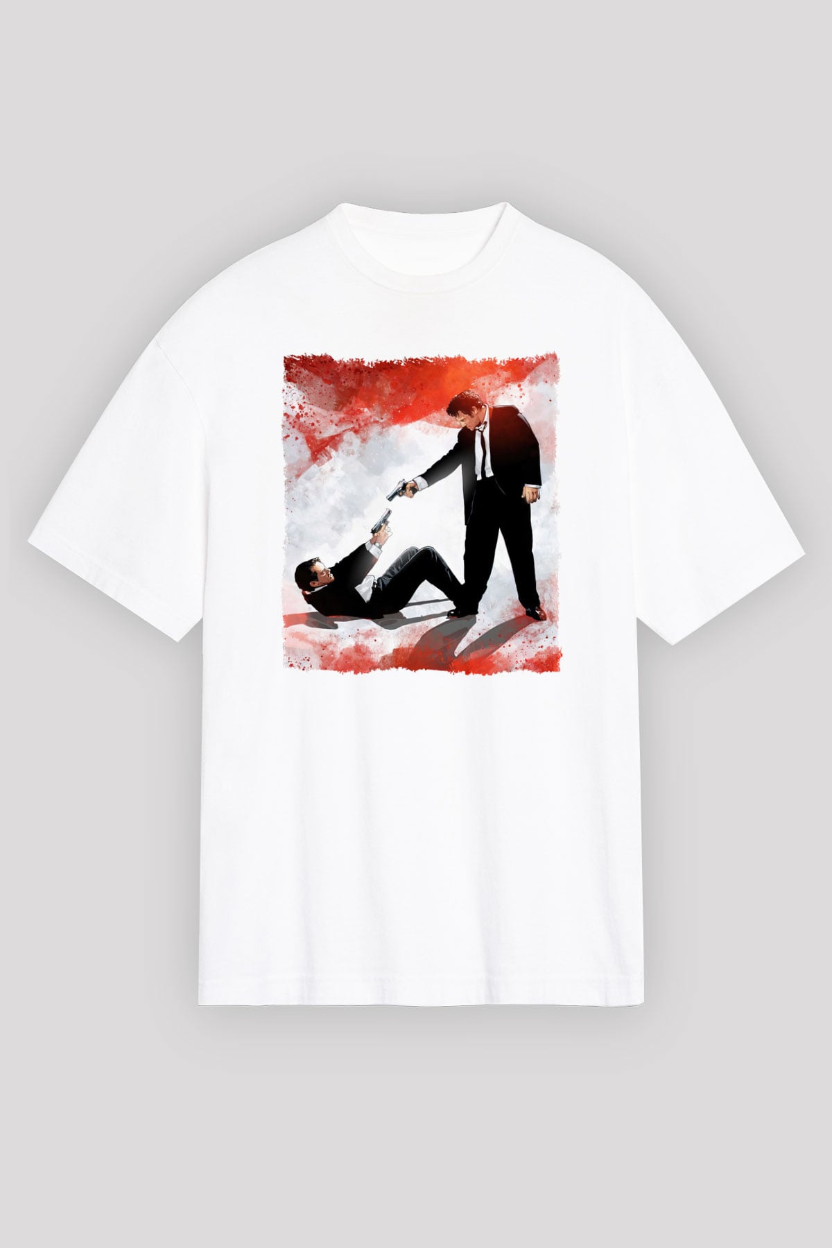 Reservoir Dogs Beyaz Oversize Tişört Oversize T-shirt