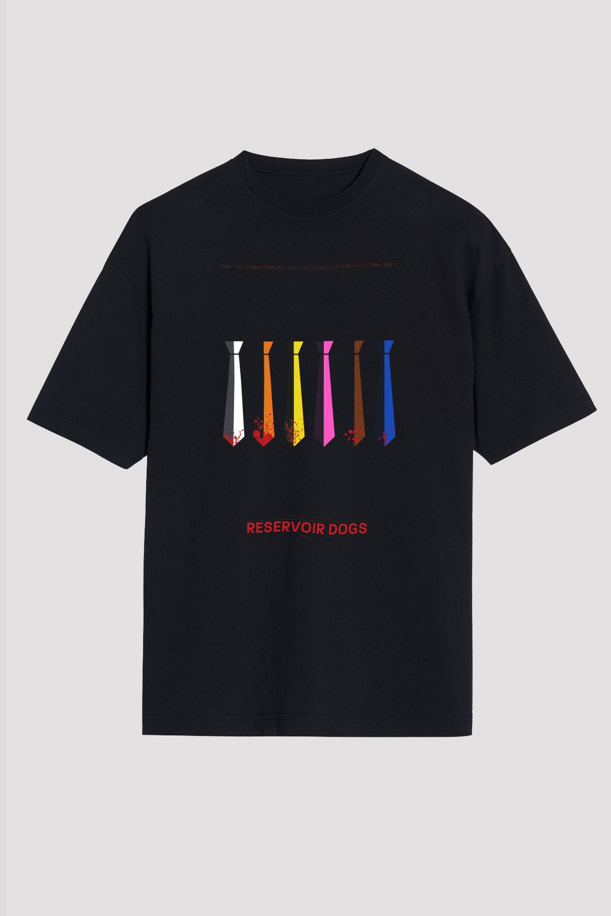 Reservoir Dogs Siyah Oversize Tişört Oversize T-shirt