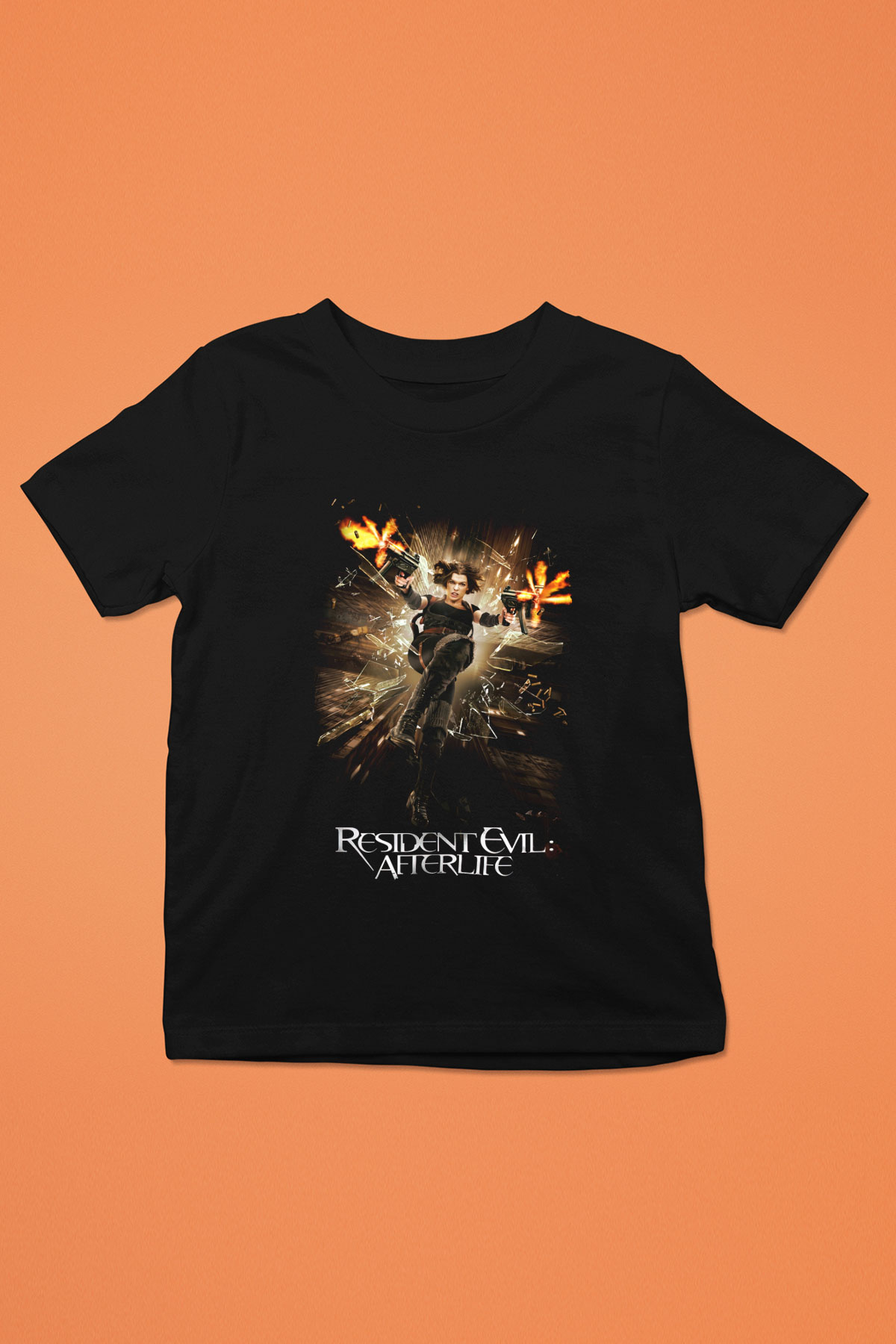 Resident Evil Siyah Unisex Çocuk Tişört
