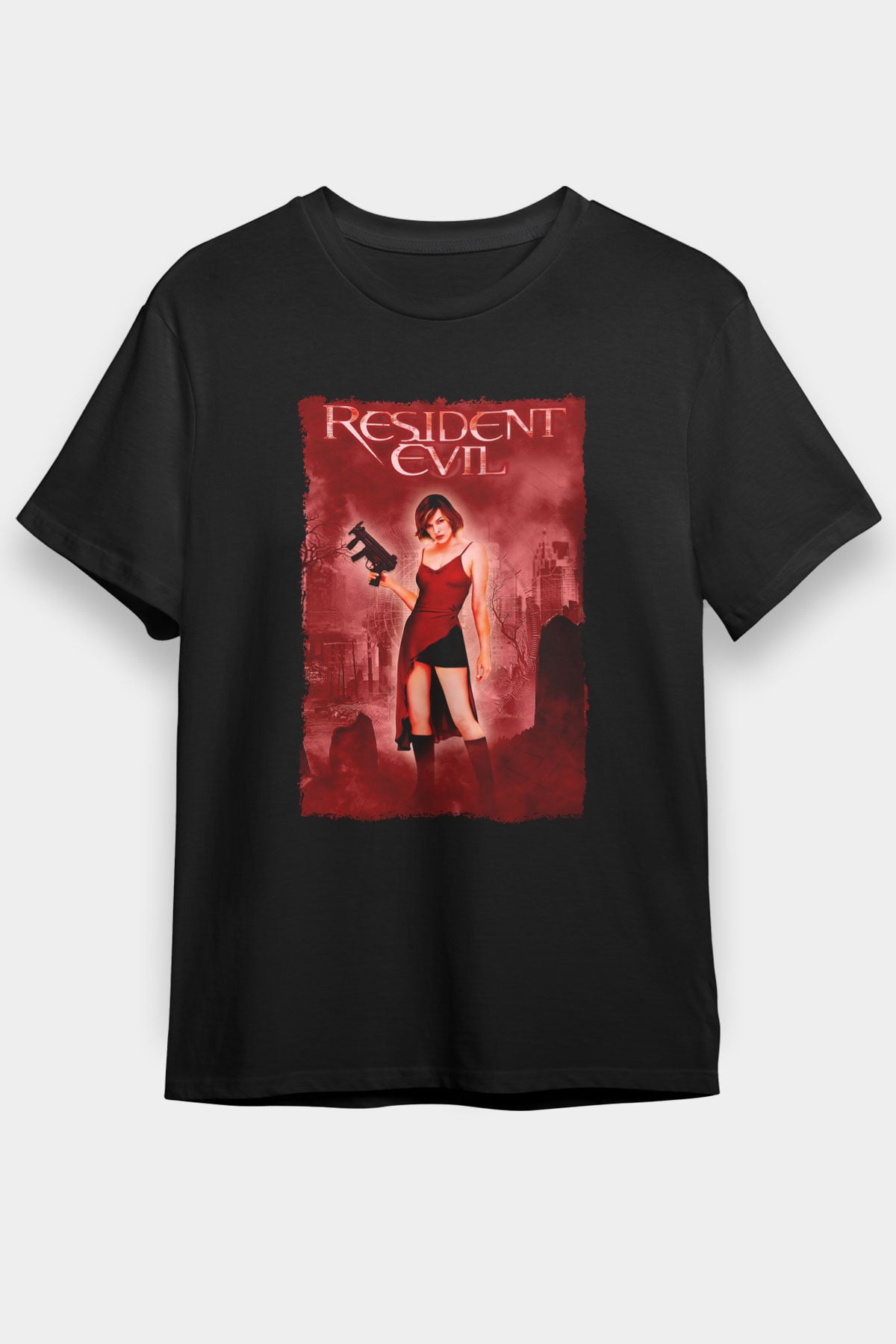 Resident Evil Siyah Unisex Tişört T-Shirt