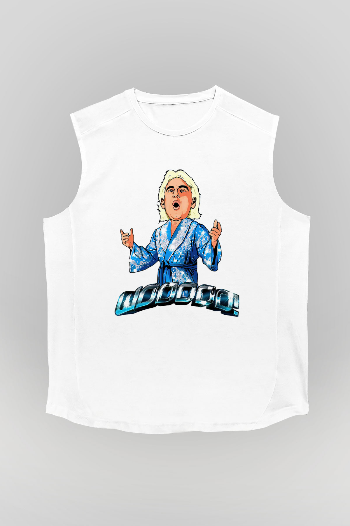 Ric Flair Beyaz Unisex  Kolsuz Tişört