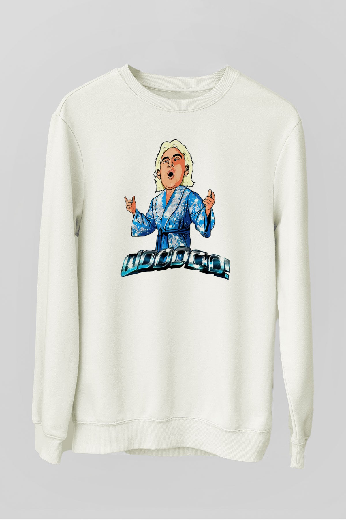 Ric Flair Beyaz Unisex  Sweatshirt