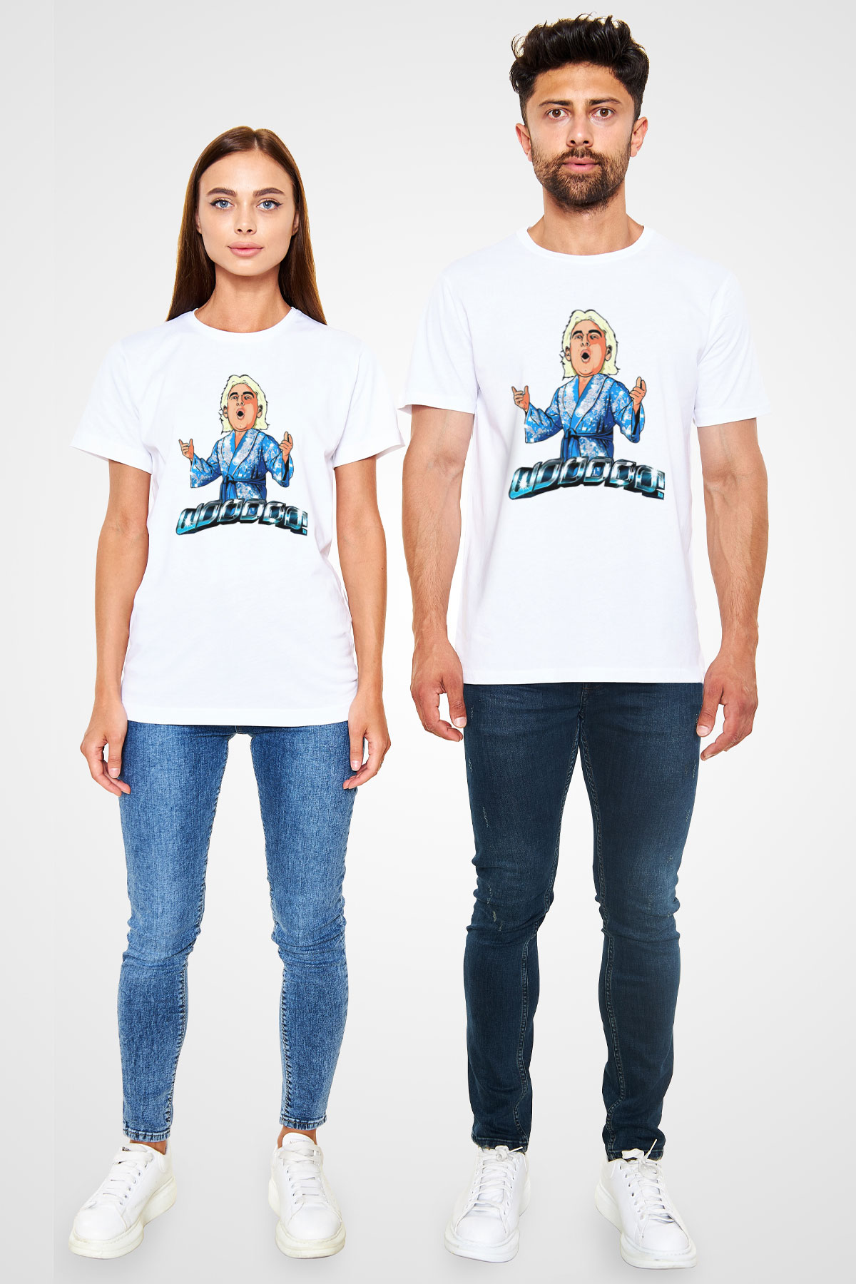 Ric Flair Beyaz Unisex Tişört