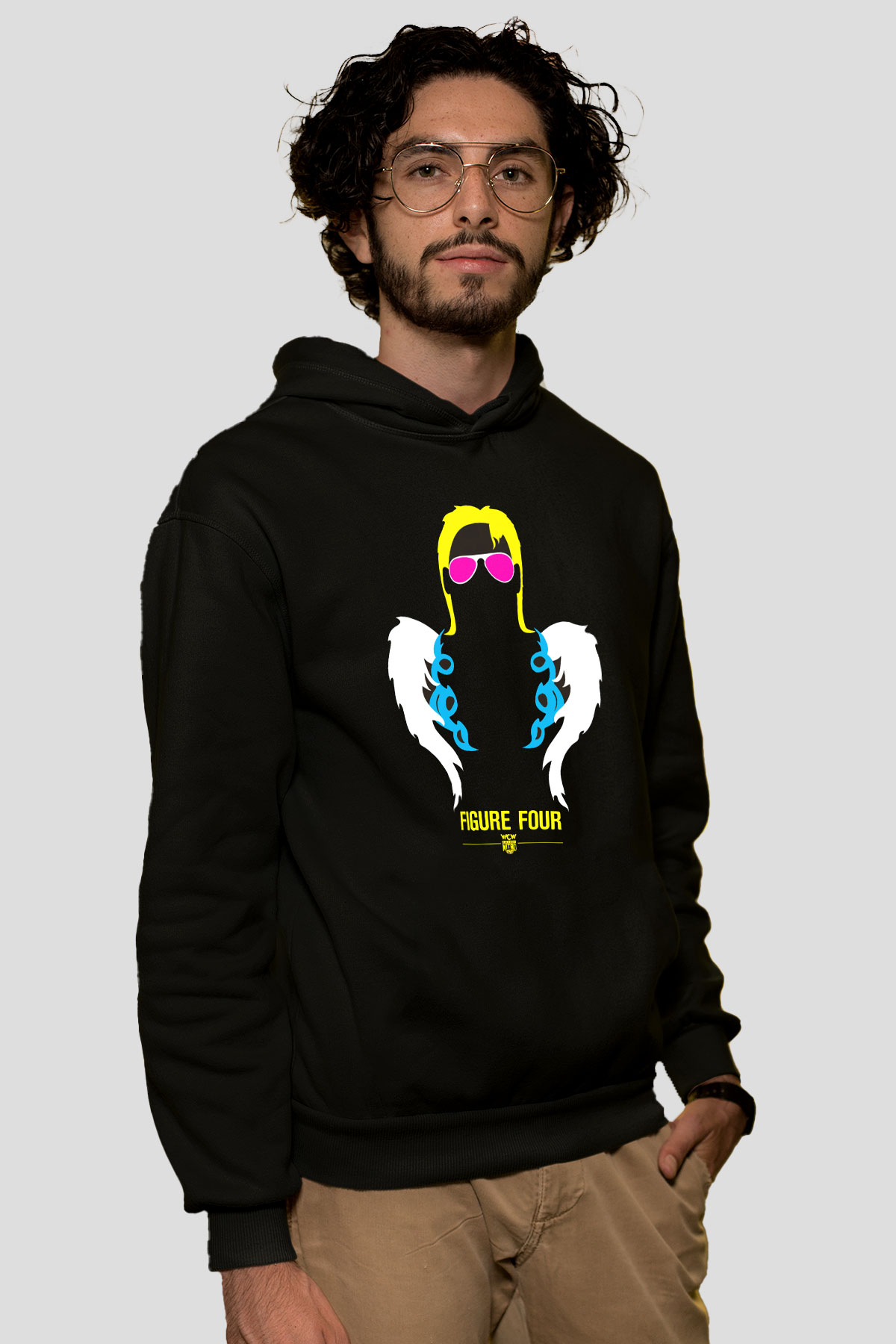 Ric Flair Siyah Unisex Kapüşonlu Sweatshirt