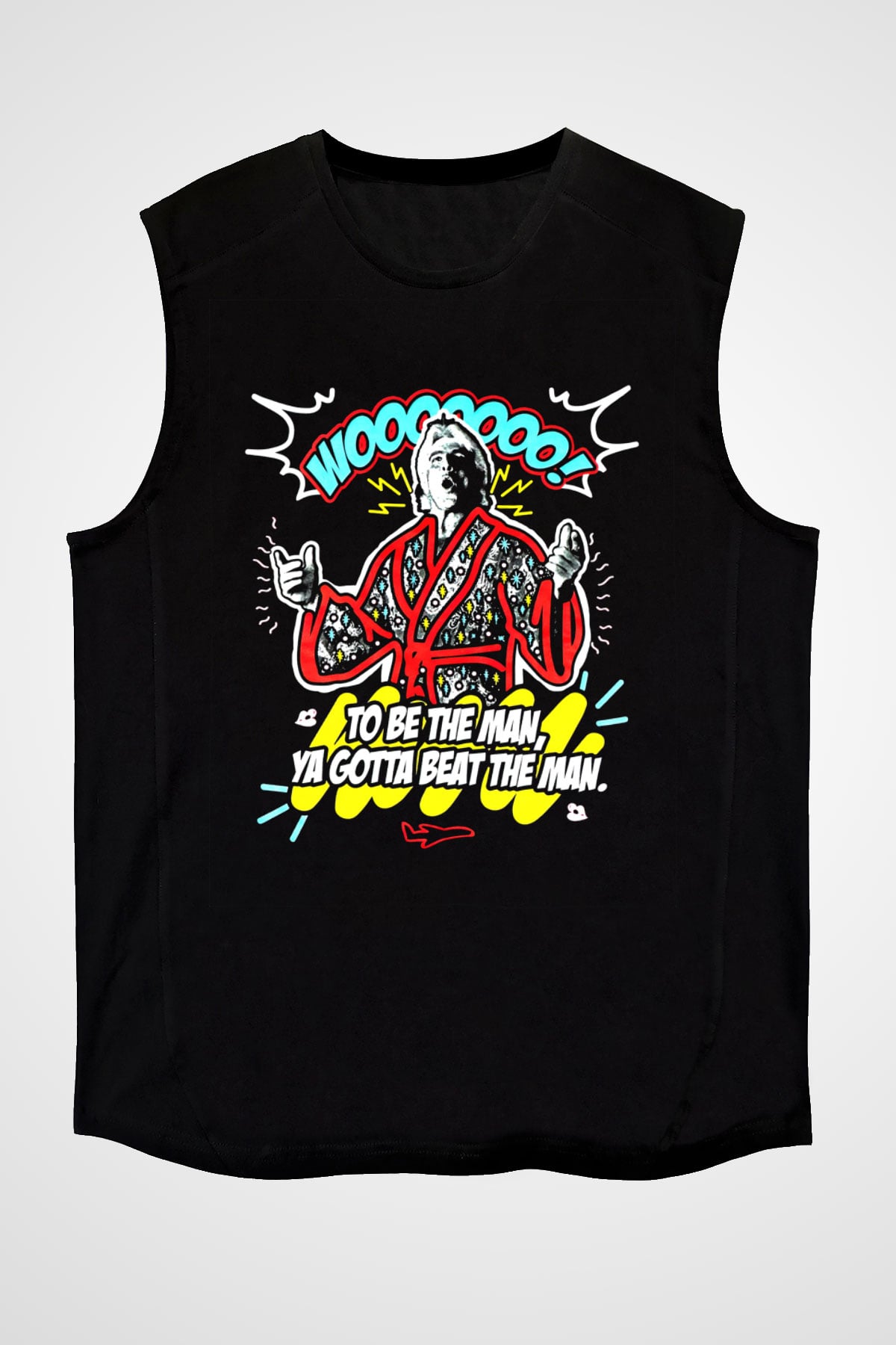 Ric Flair Siyah Unisex Kolsuz Tişört