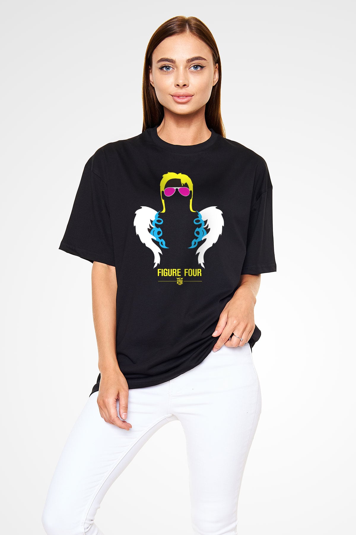 Ric Flair Siyah Unisex Oversize Tişört
