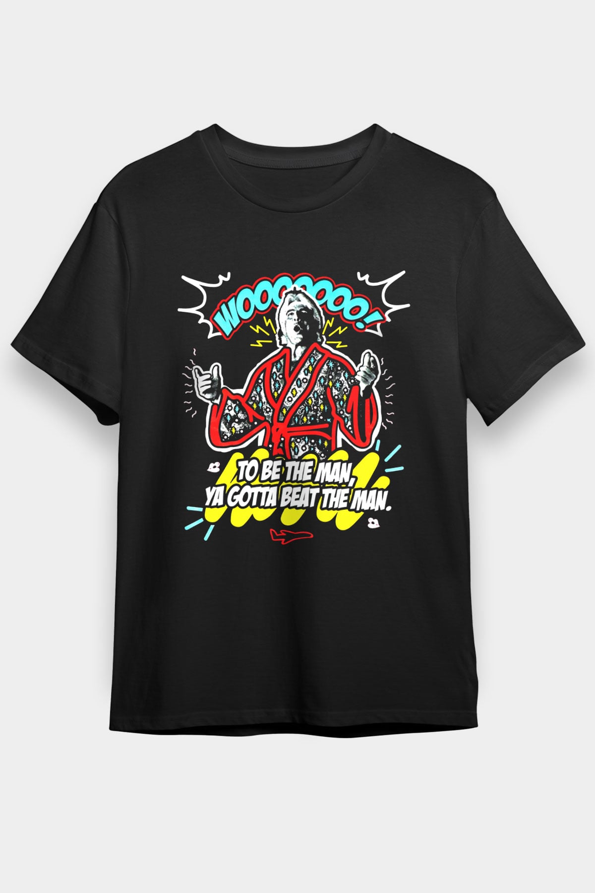 Ric Flair Siyah Unisex Tişört