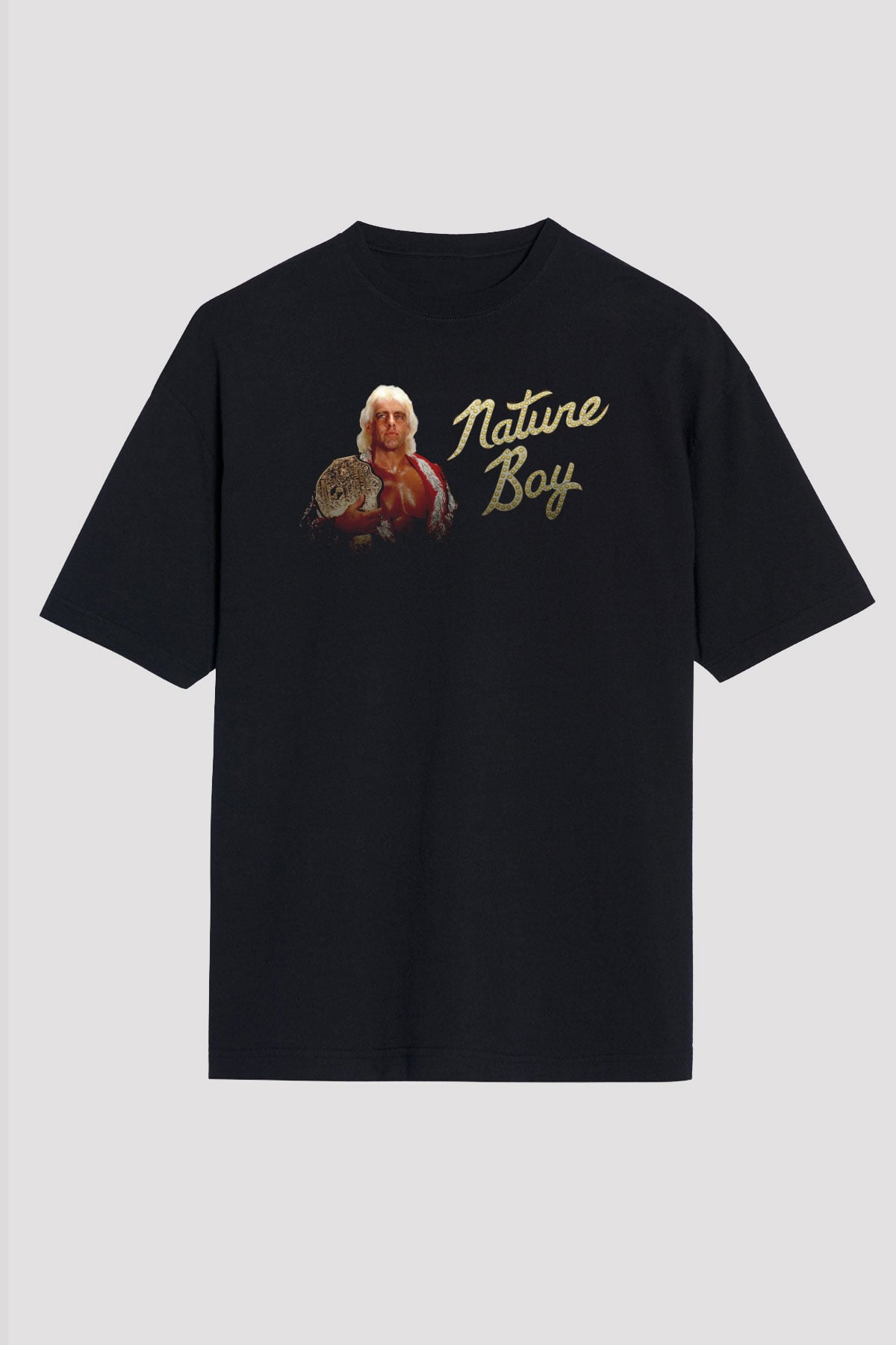 Ric Flair Siyah Oversize Tişört