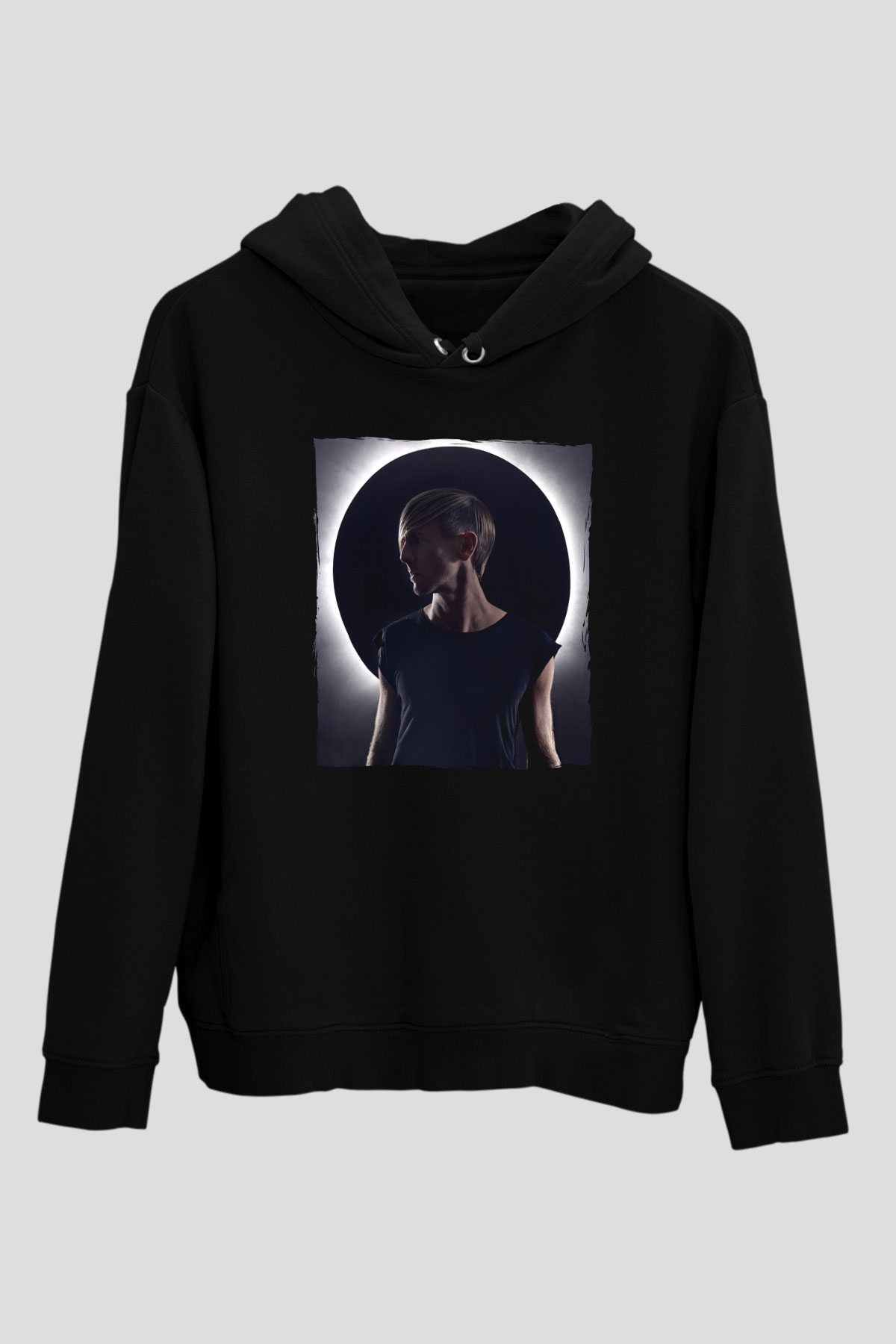 Richie Hawtin Siyah Unisex Kapüşonlu Sweatshirt