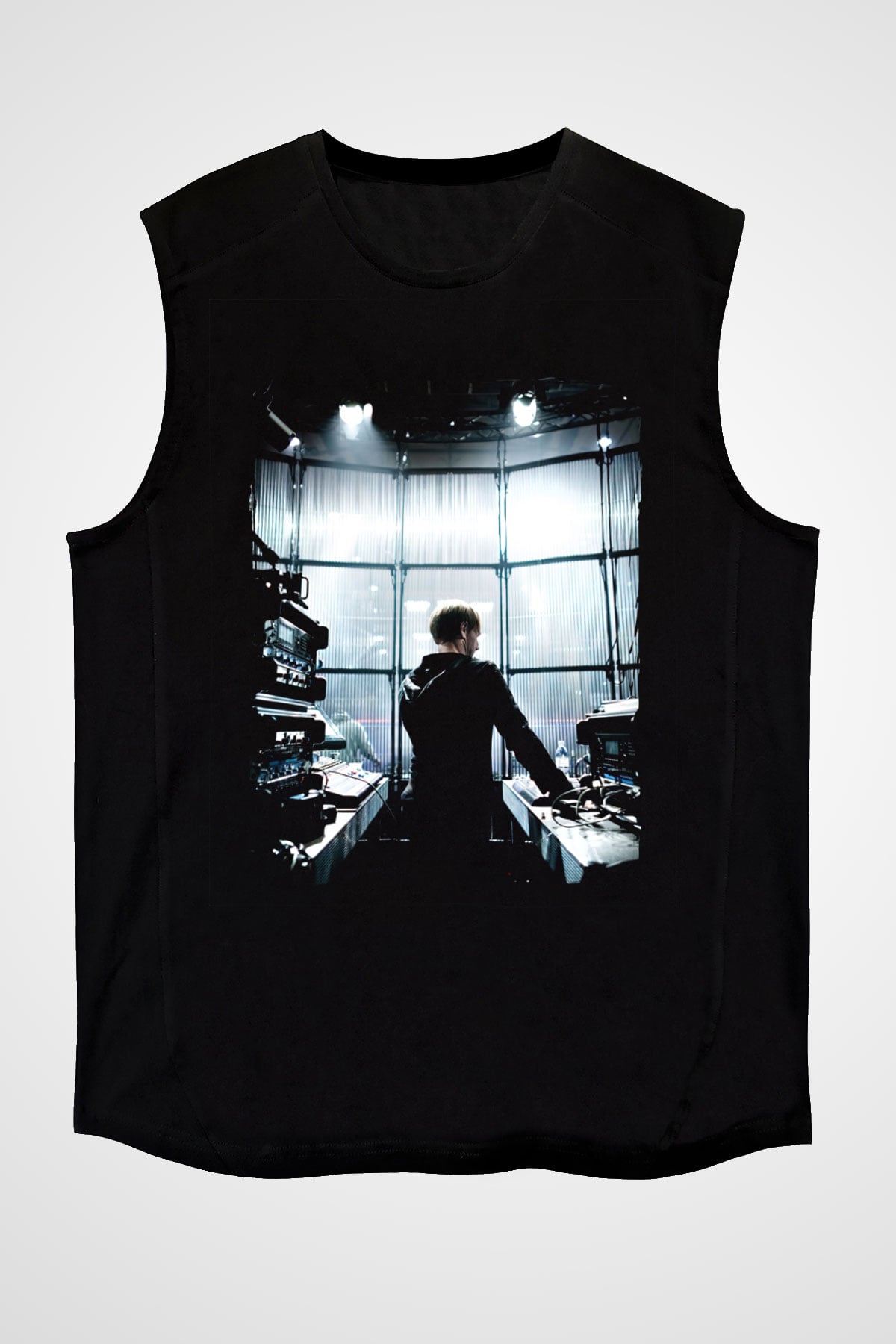 Richie Hawtin Siyah Unisex Kolsuz Tişört