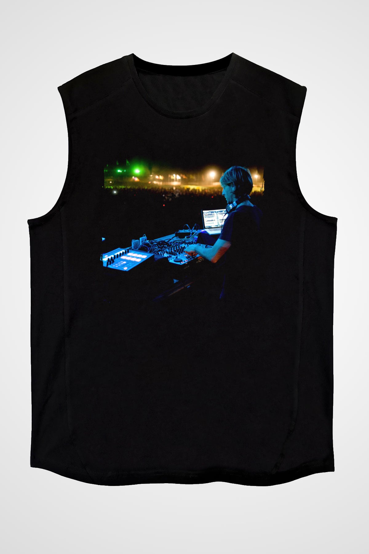 Richie Hawtin Siyah Unisex Kolsuz Tişört
