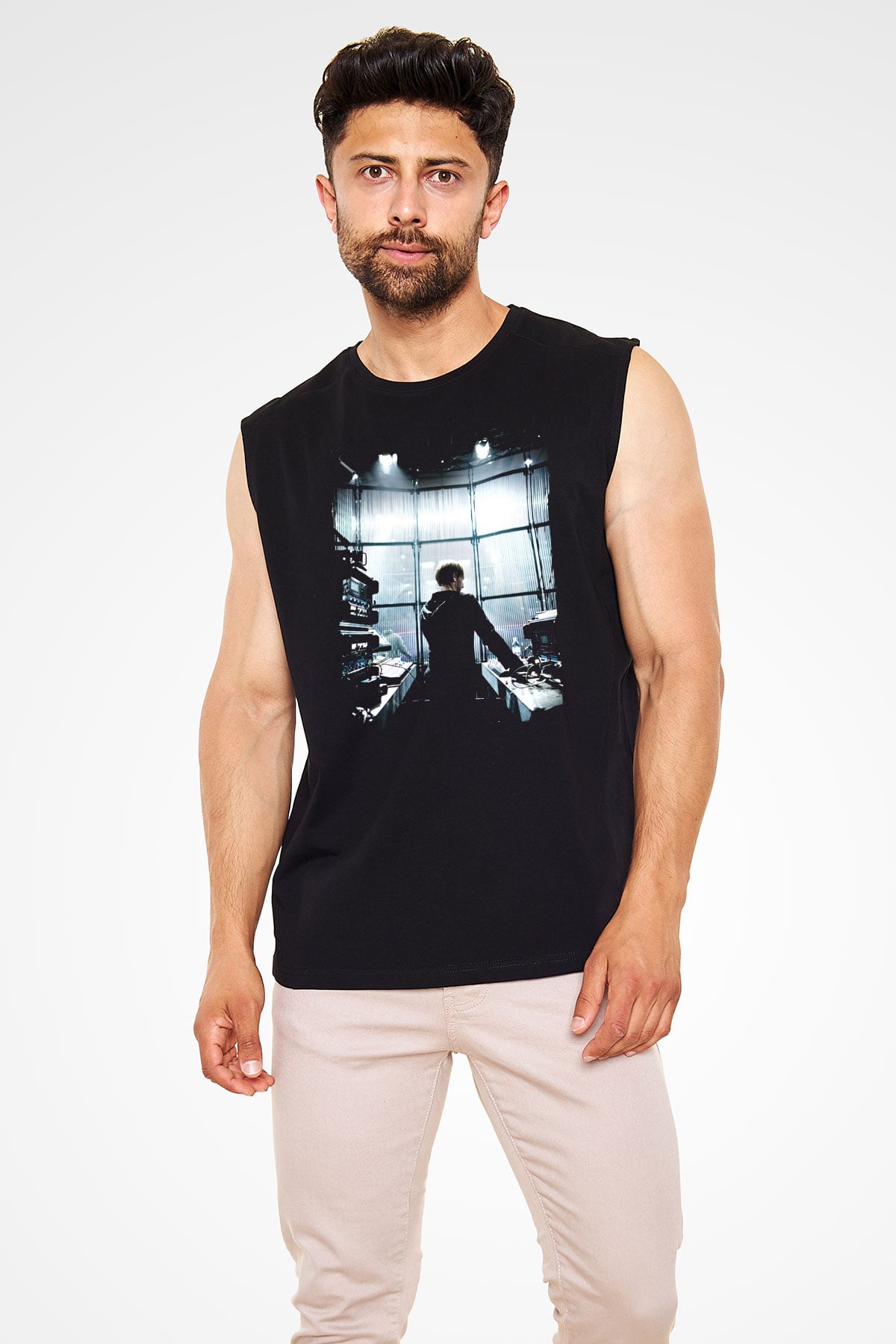 Richie Hawtin Siyah Unisex Kolsuz Tişört