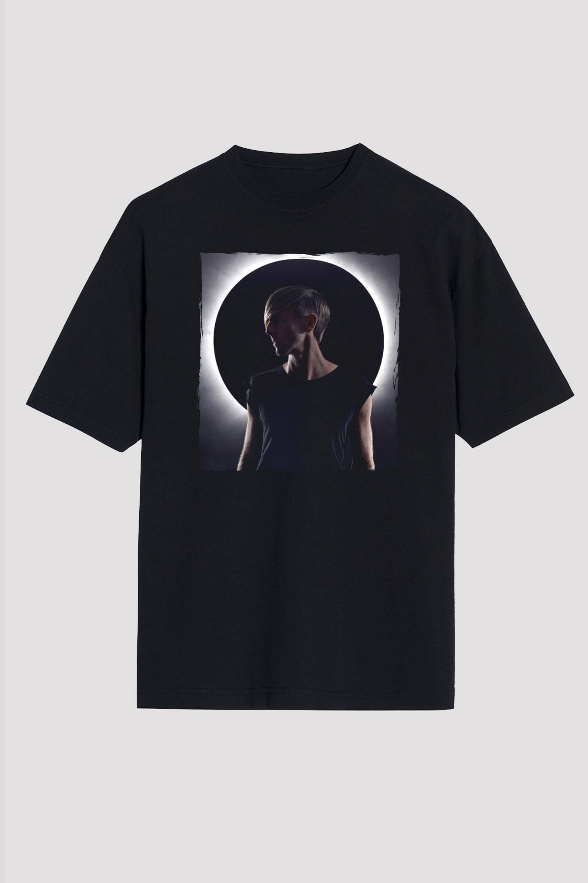 Richie Hawtin Siyah Oversize Tişört Oversize T-shirt - TişörtFabrikası
