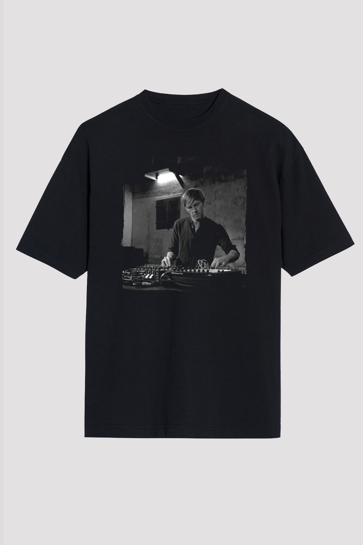 Richie Hawtin Siyah Oversize Tişört Oversize T-shirt - TişörtFabrikası