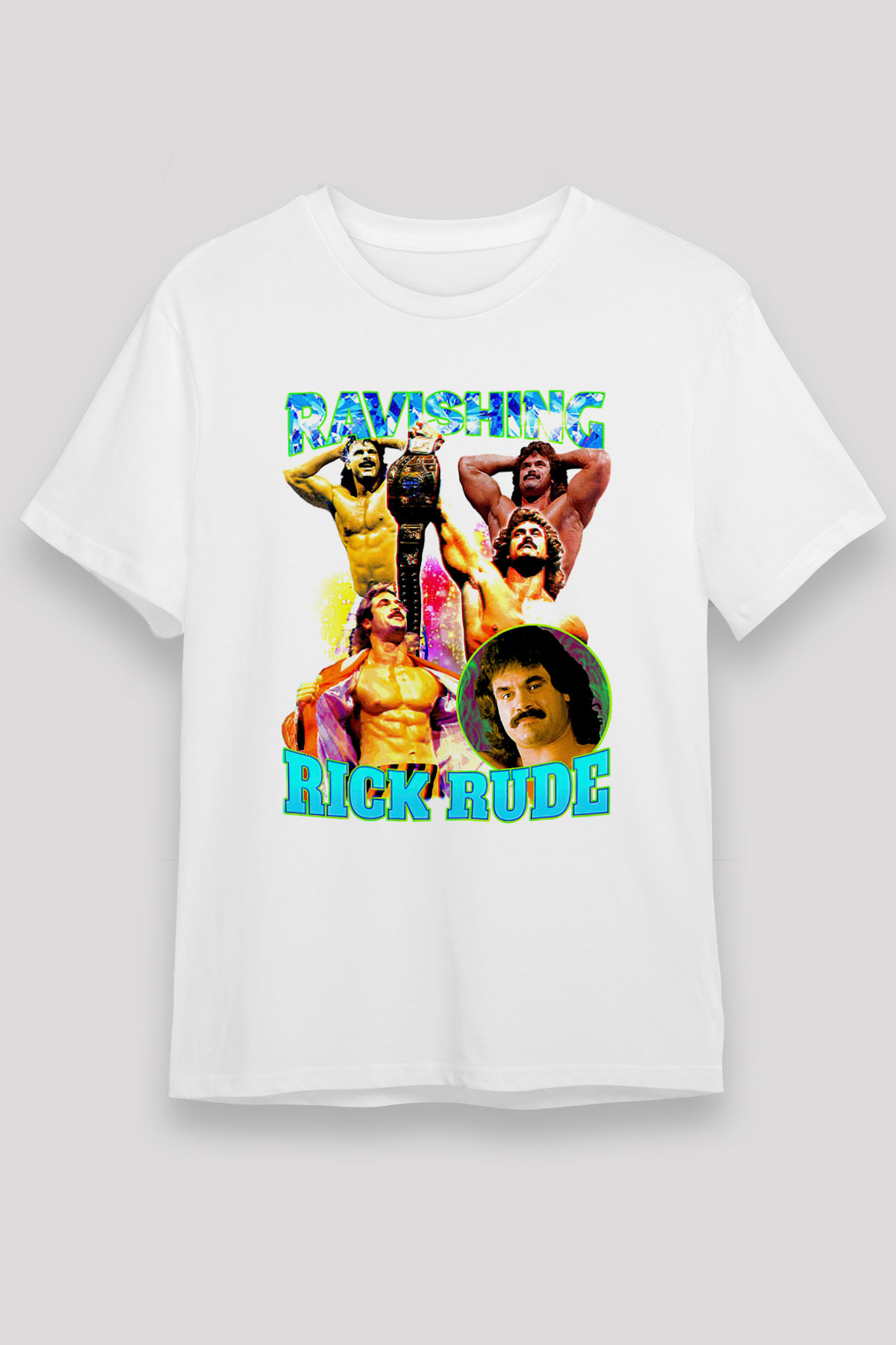 Rick Rude Beyaz Unisex Tişört