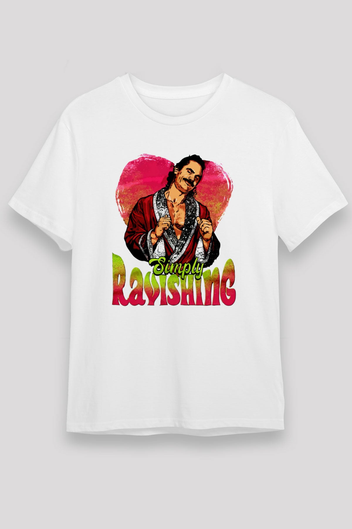 Rick Rude Beyaz Unisex Tişört