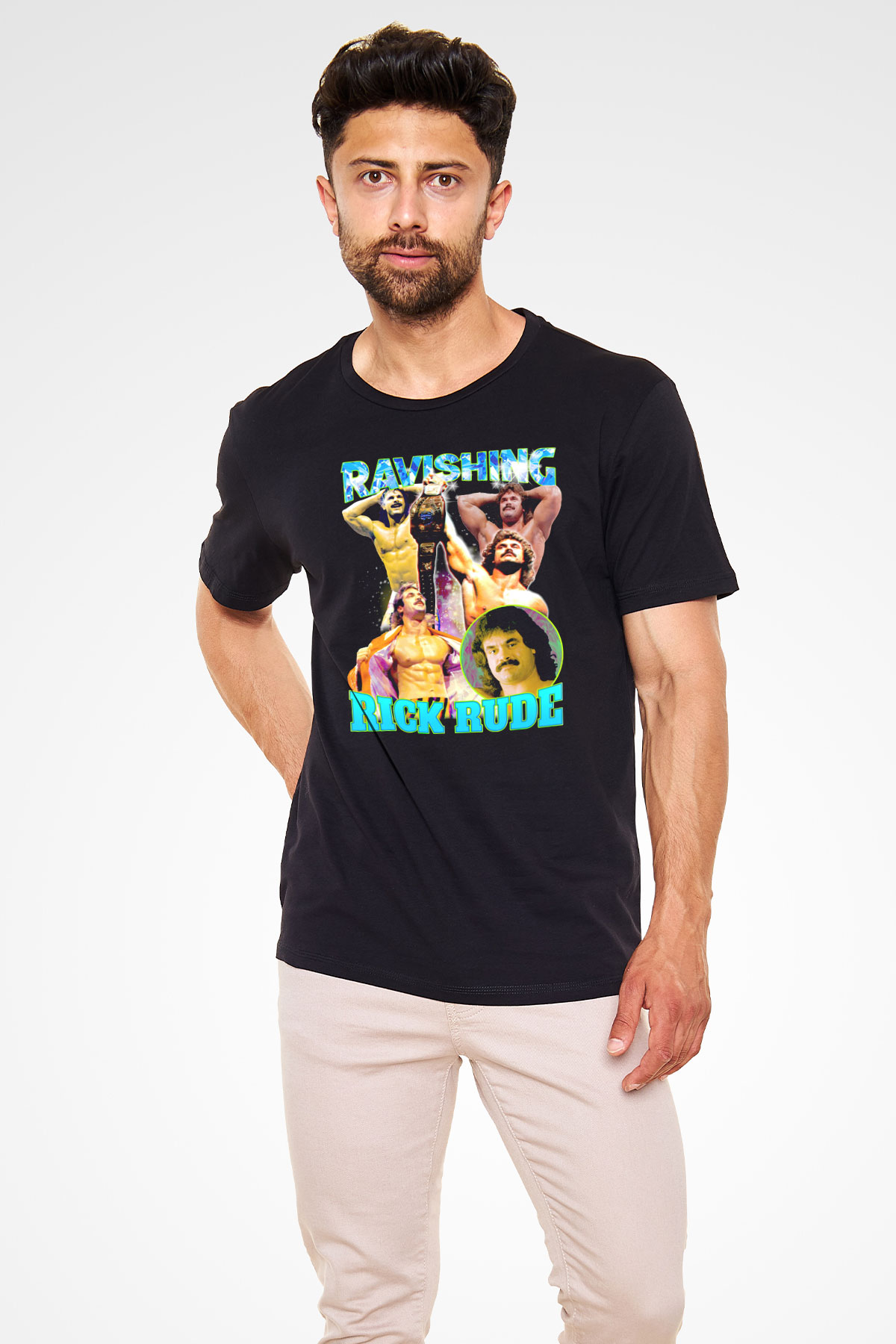 Rick Rude Siyah Unisex Tişört
