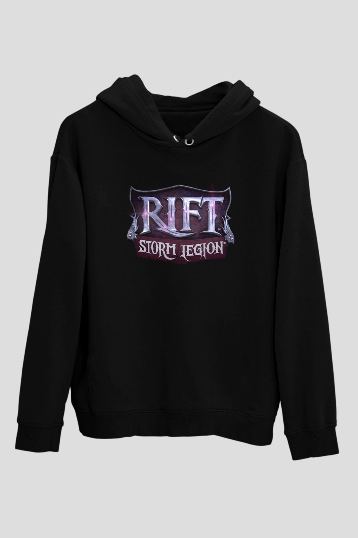Rift Siyah Unisex Hoodie