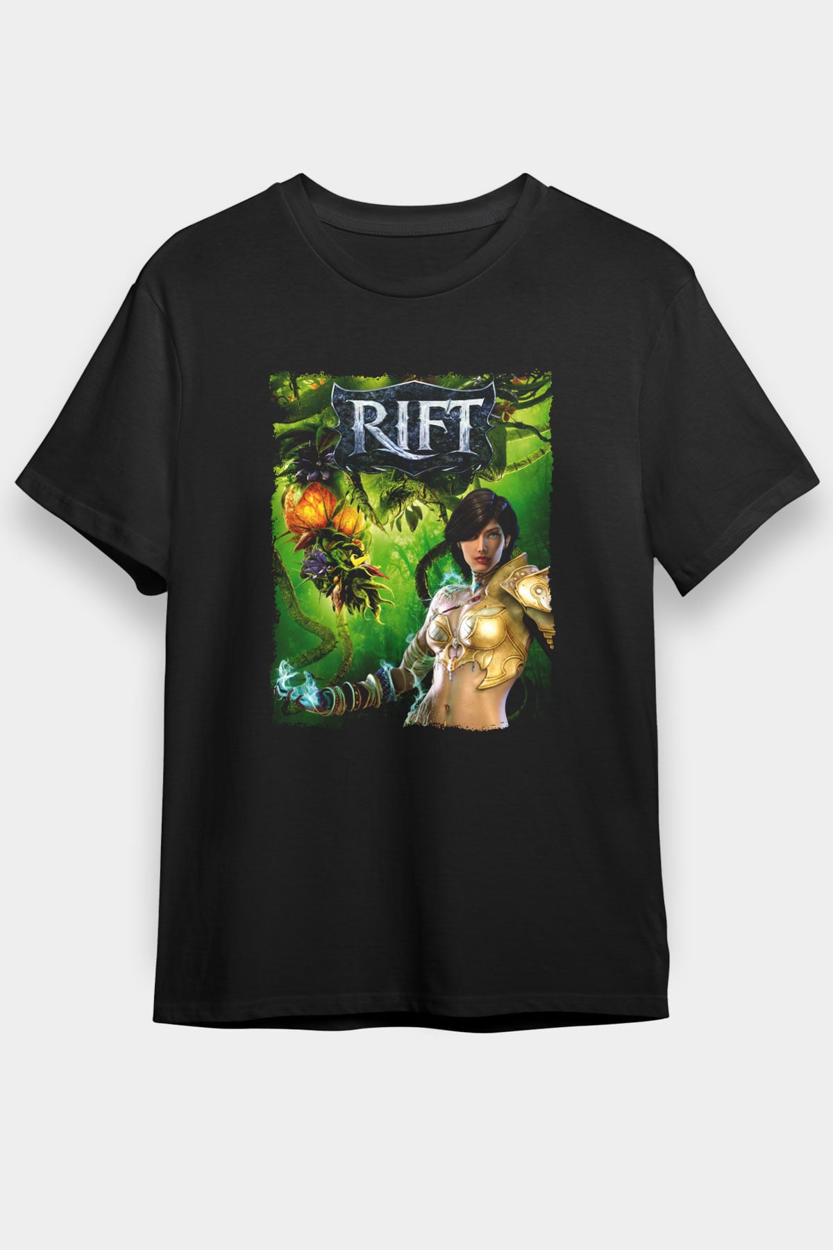 Rift Siyah Unisex Tişört T-Shirt