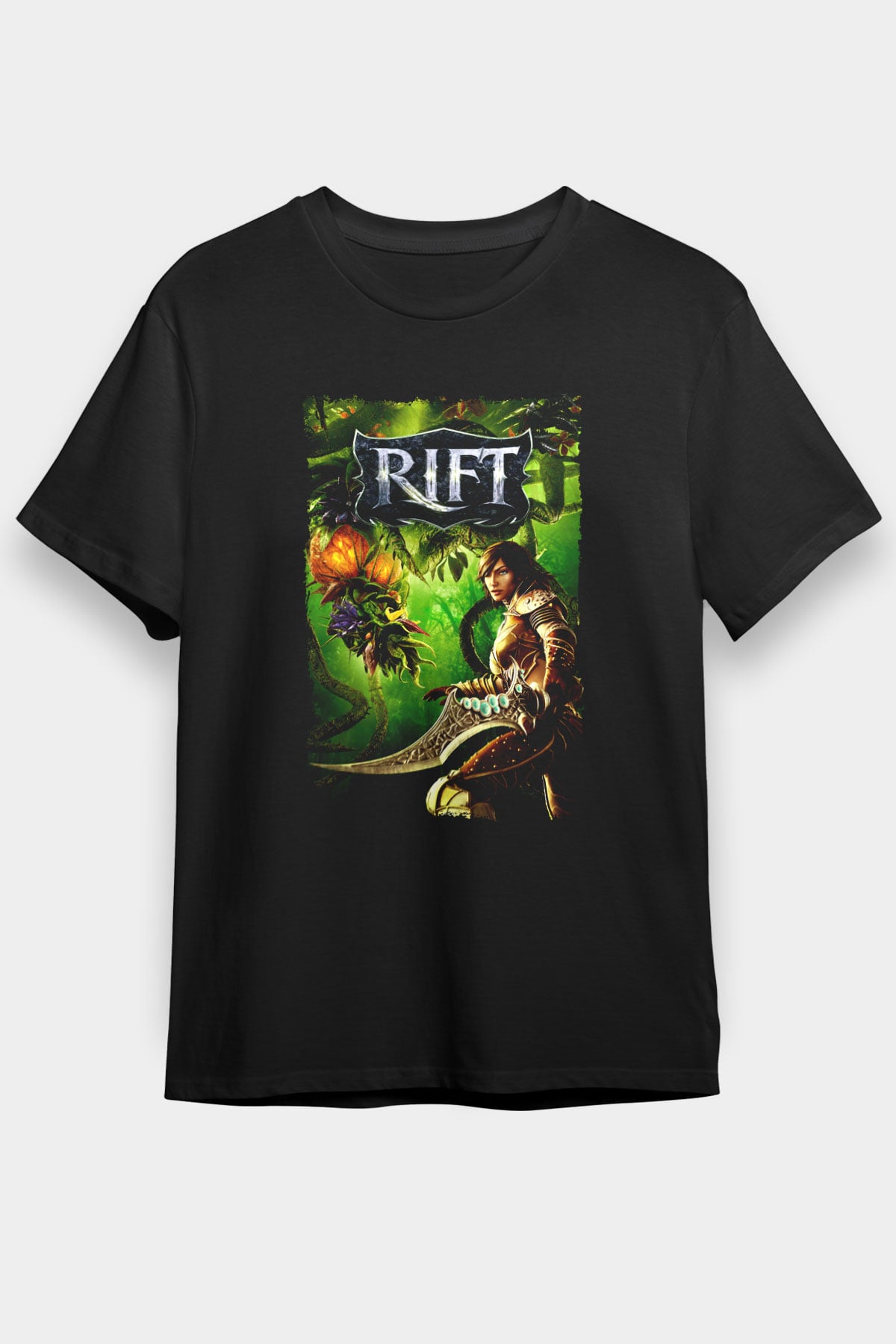 Rift Siyah Unisex Tişört T-Shirt