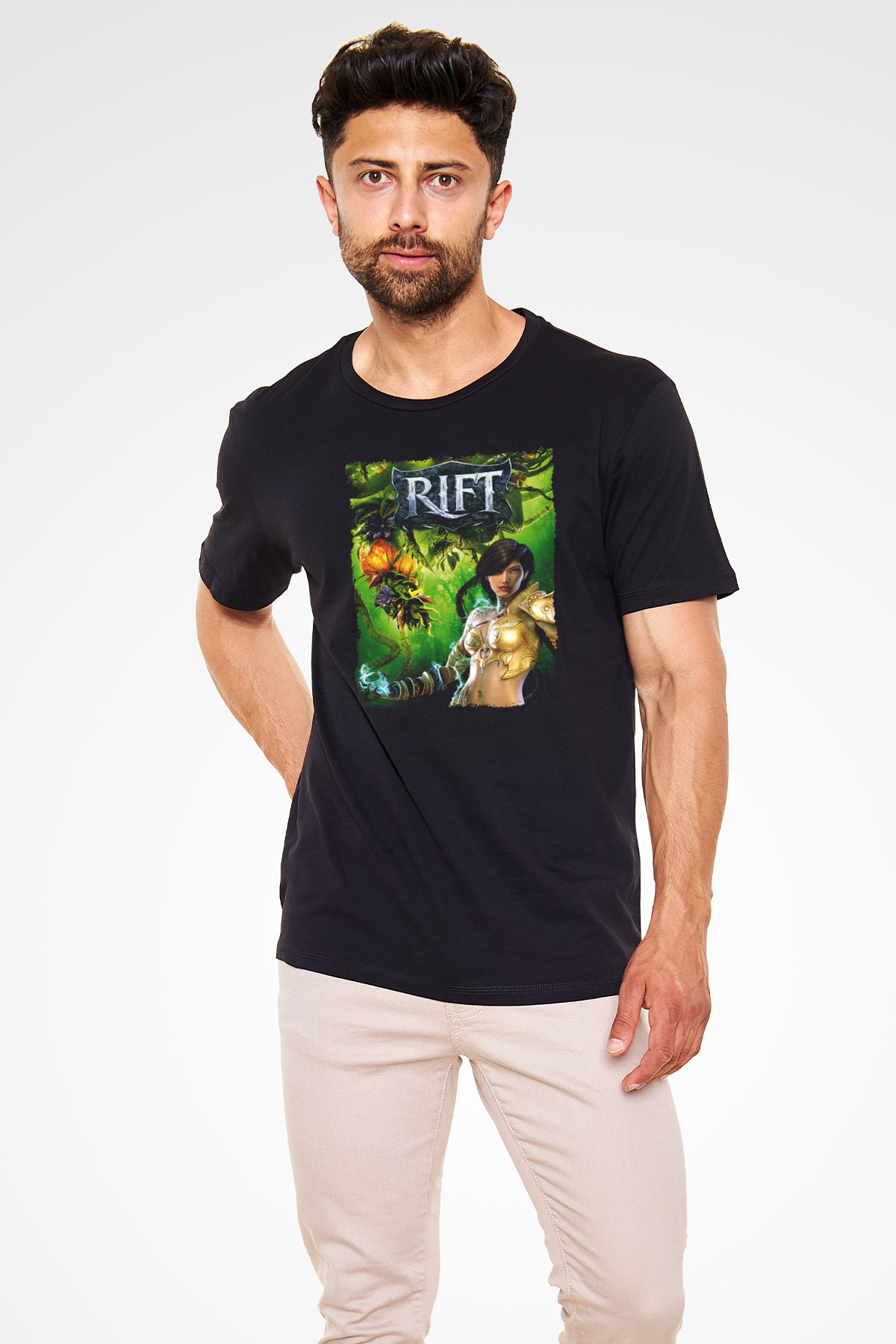 Rift Siyah Unisex Tişört T-Shirt