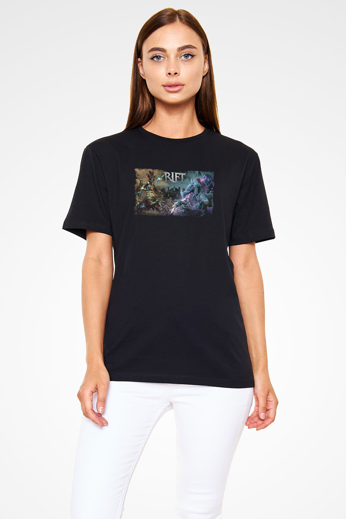 Rift Siyah Unisex Tişört T-Shirt