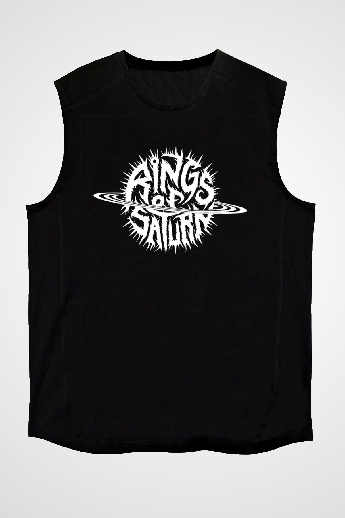 Rings of Saturn Siyah Unisex Kolsuz Tişört