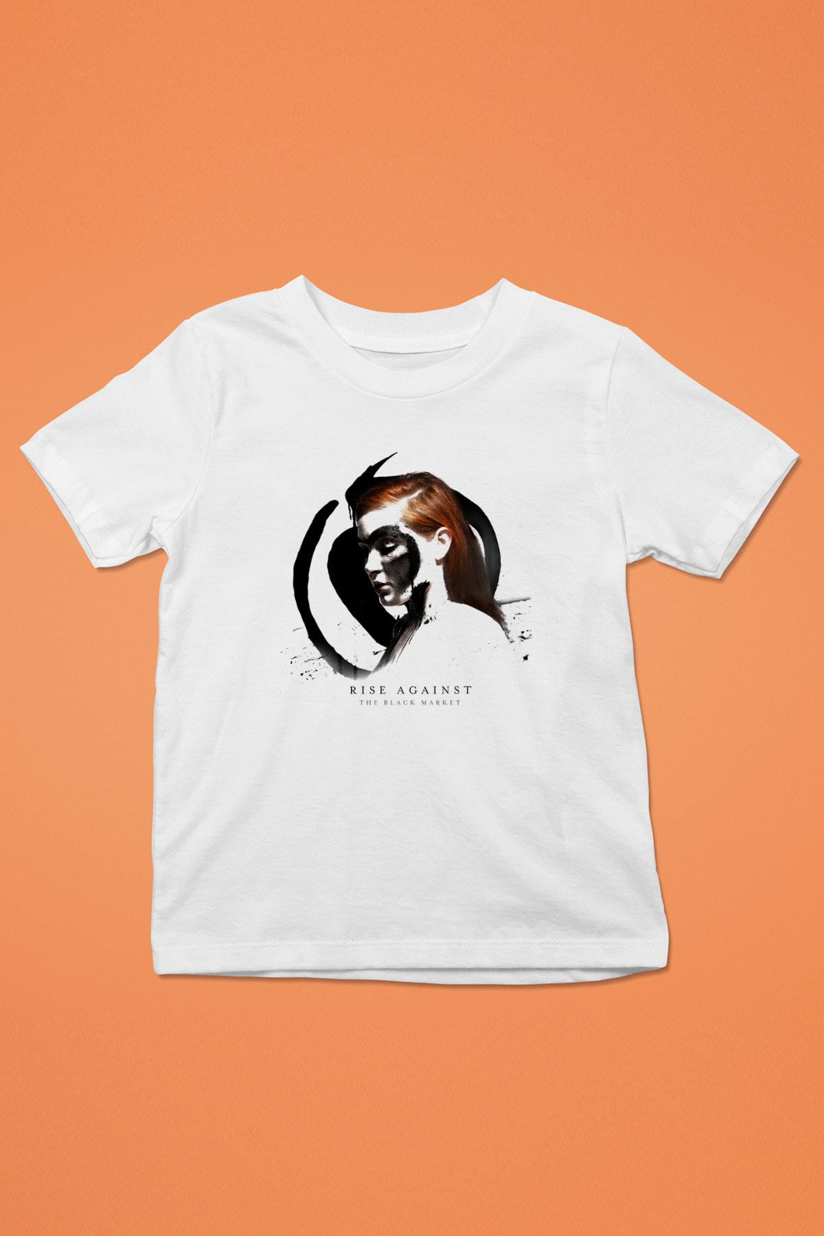 Rise Against Baskılı Beyaz Unisex Çocuk Tişört