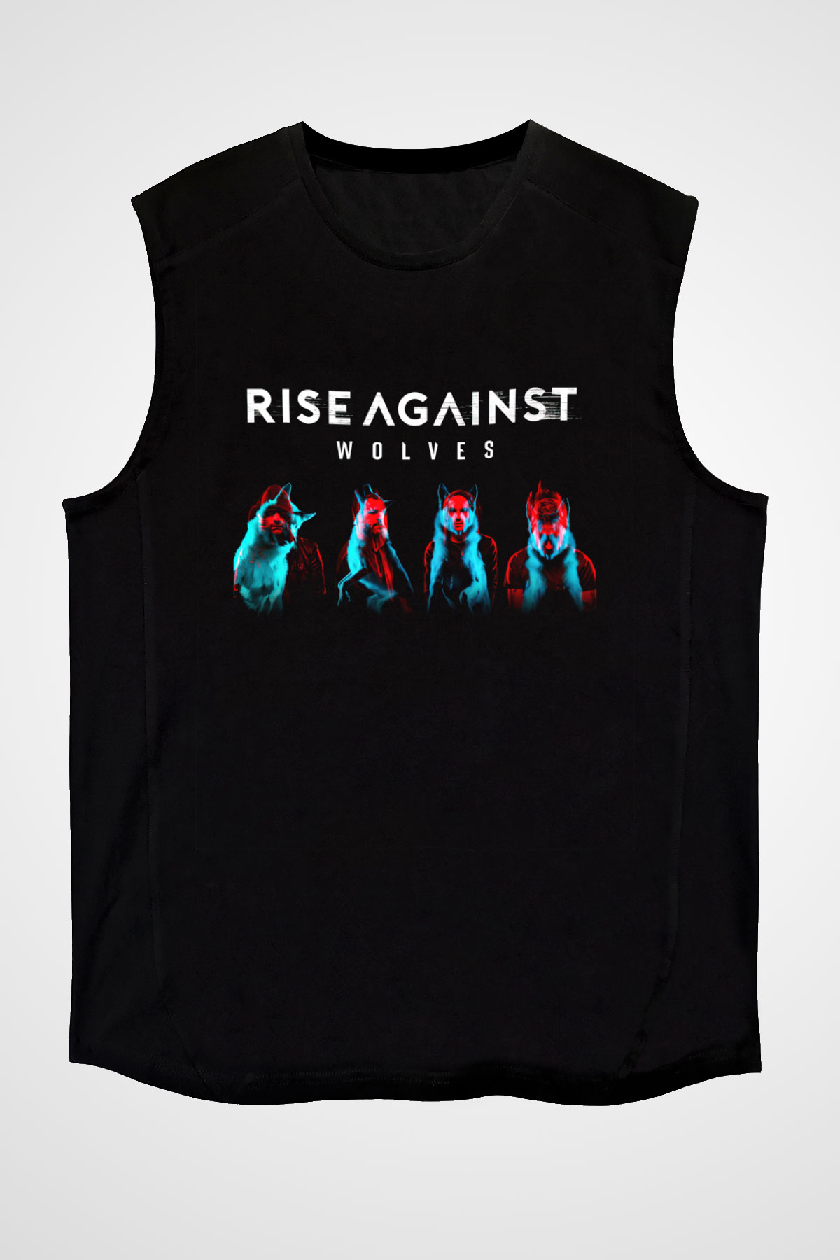 Rise Against Siyah Unisex Kolsuz Tişört