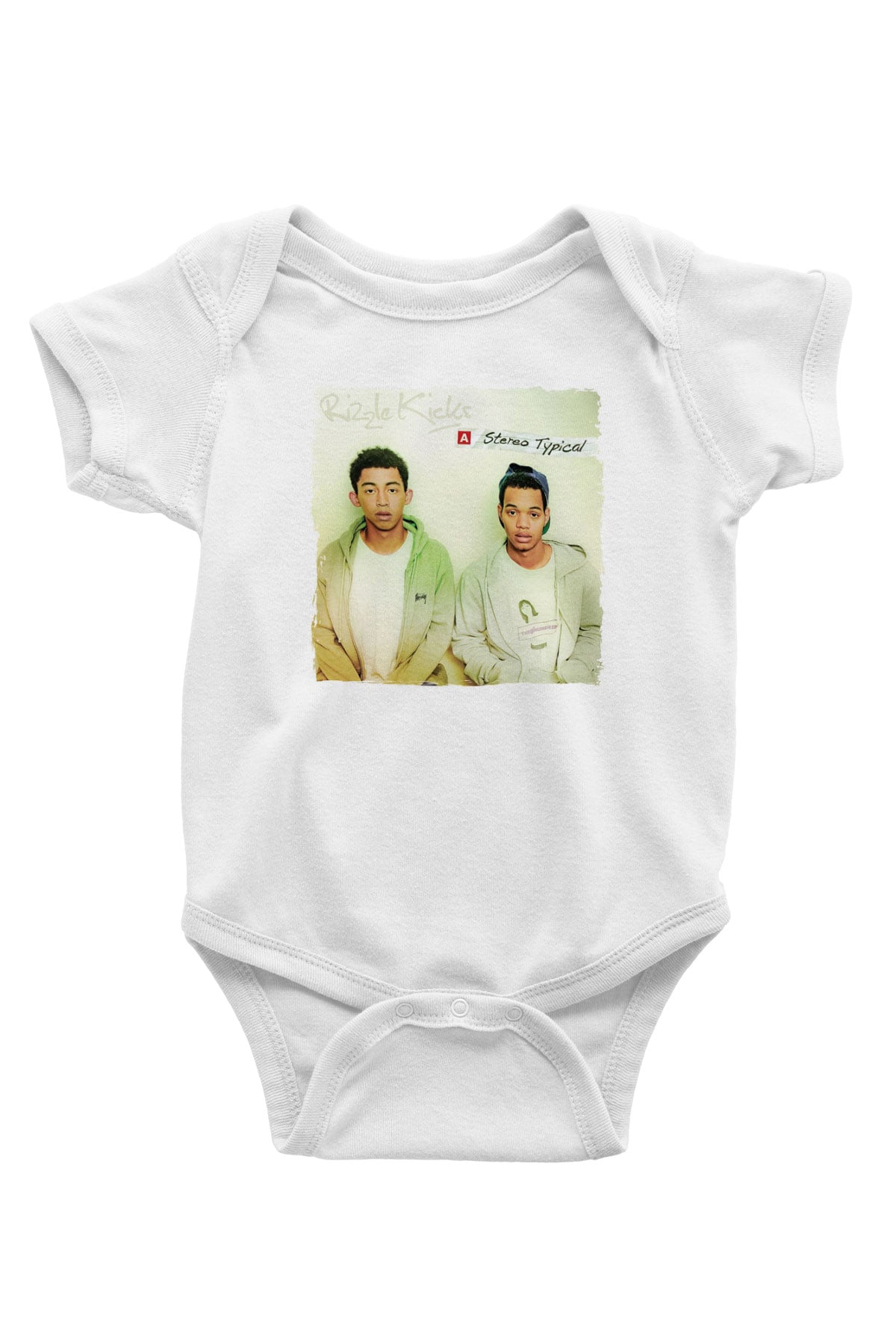 Rizzle Kicks Beyaz Bebek Body - Zıbın