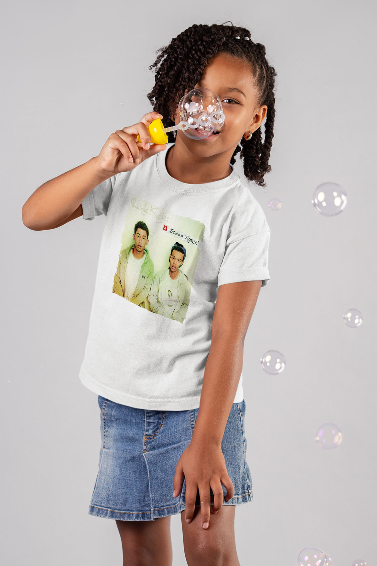 Rizzle Kicks Beyaz Unisex Çocuk Tişört