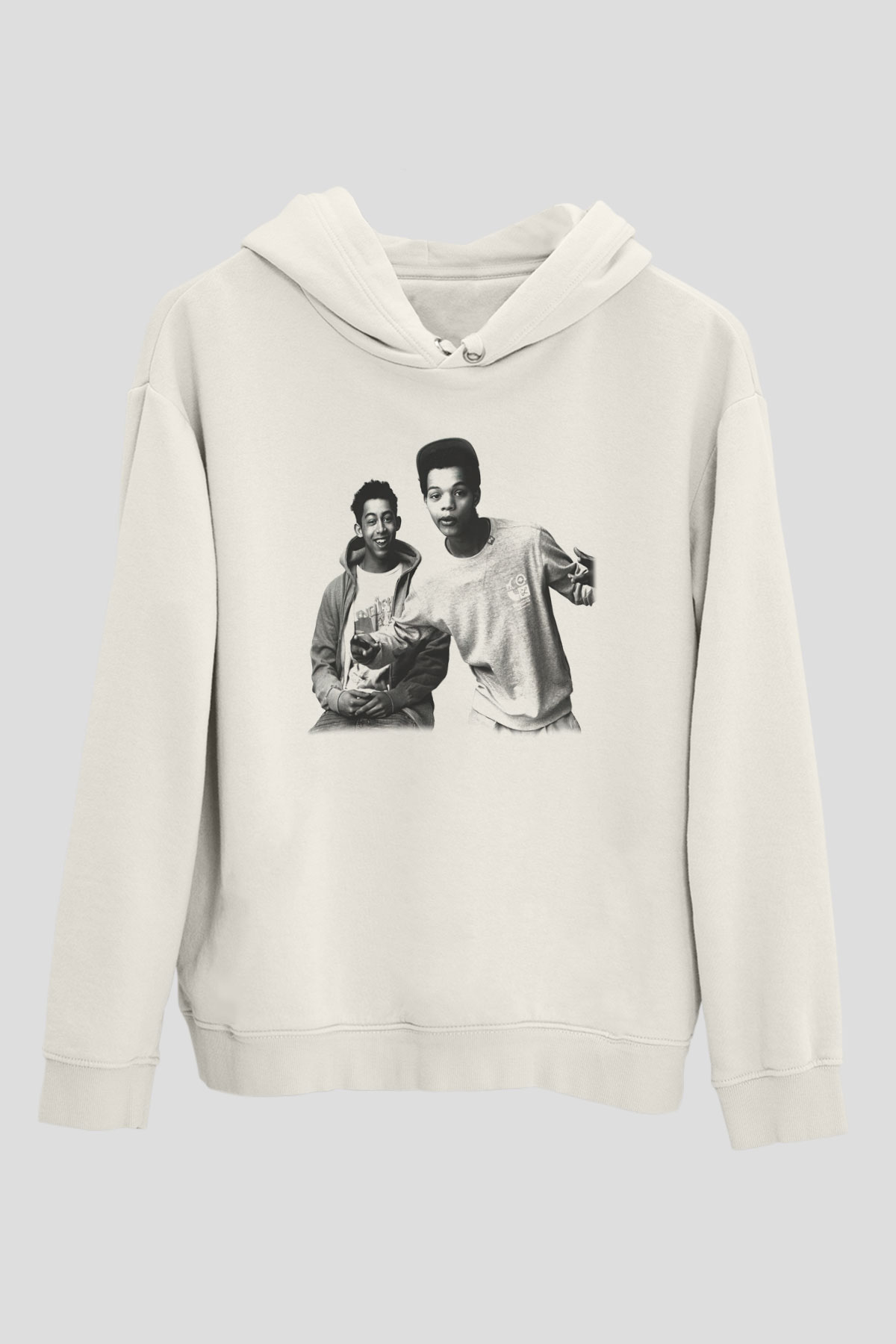 Rizzle Kicks Beyaz Unisex Kapşonlu Sweatshirt