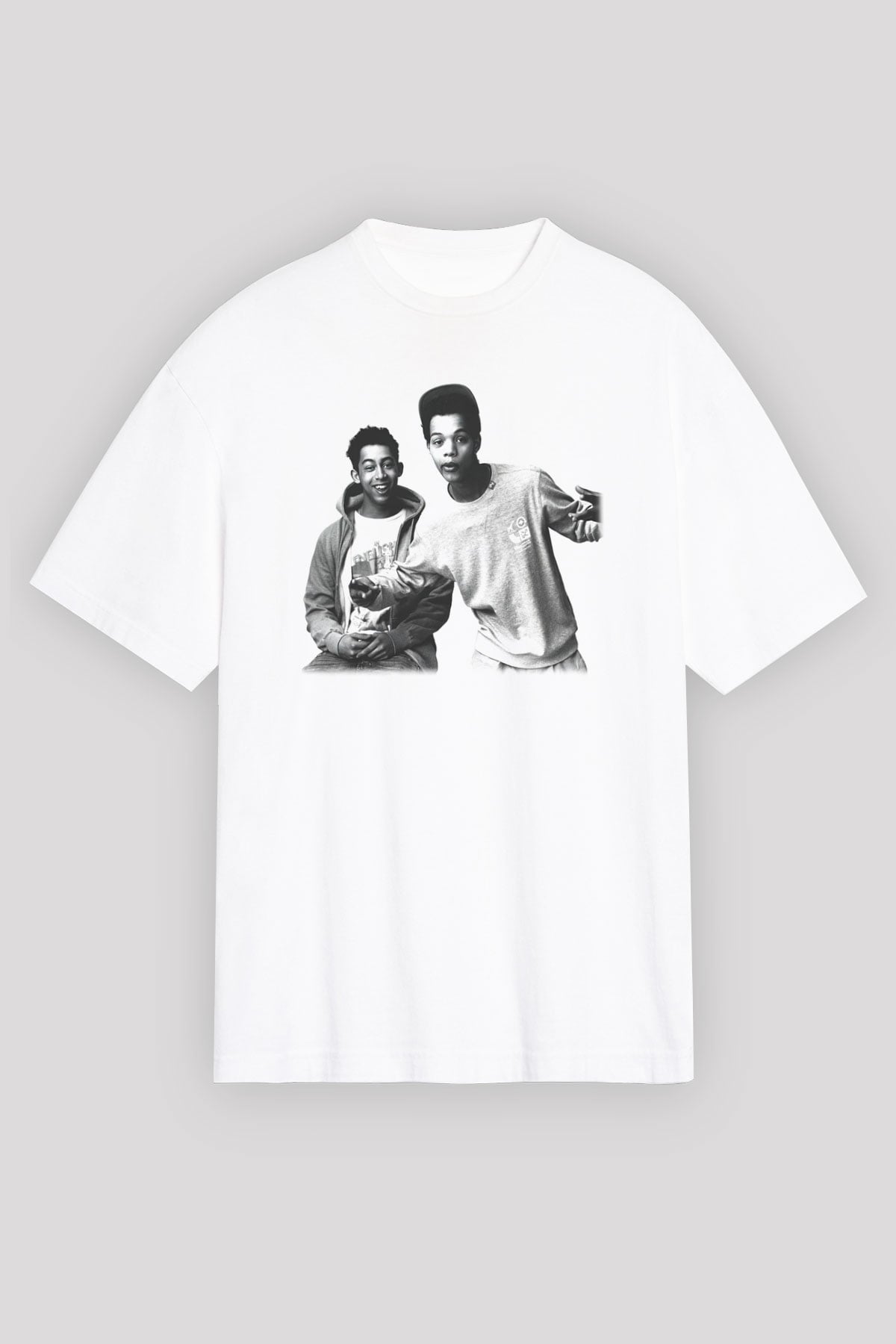 Rizzle Kicks Beyaz Unisex Oversize Tişört T-Shirt