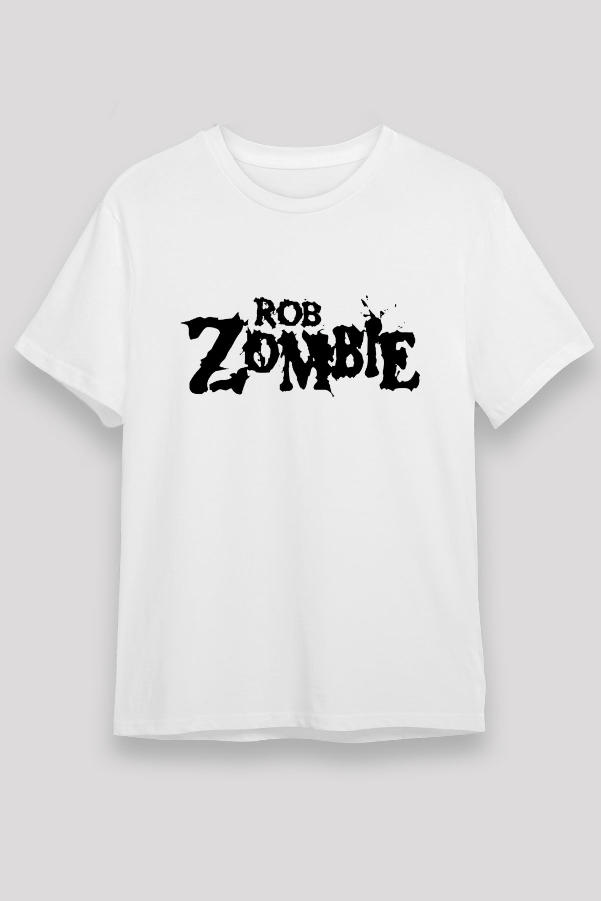 Rob Zombie Beyaz Unisex Tişört T-Shirt - TişörtFabrikası