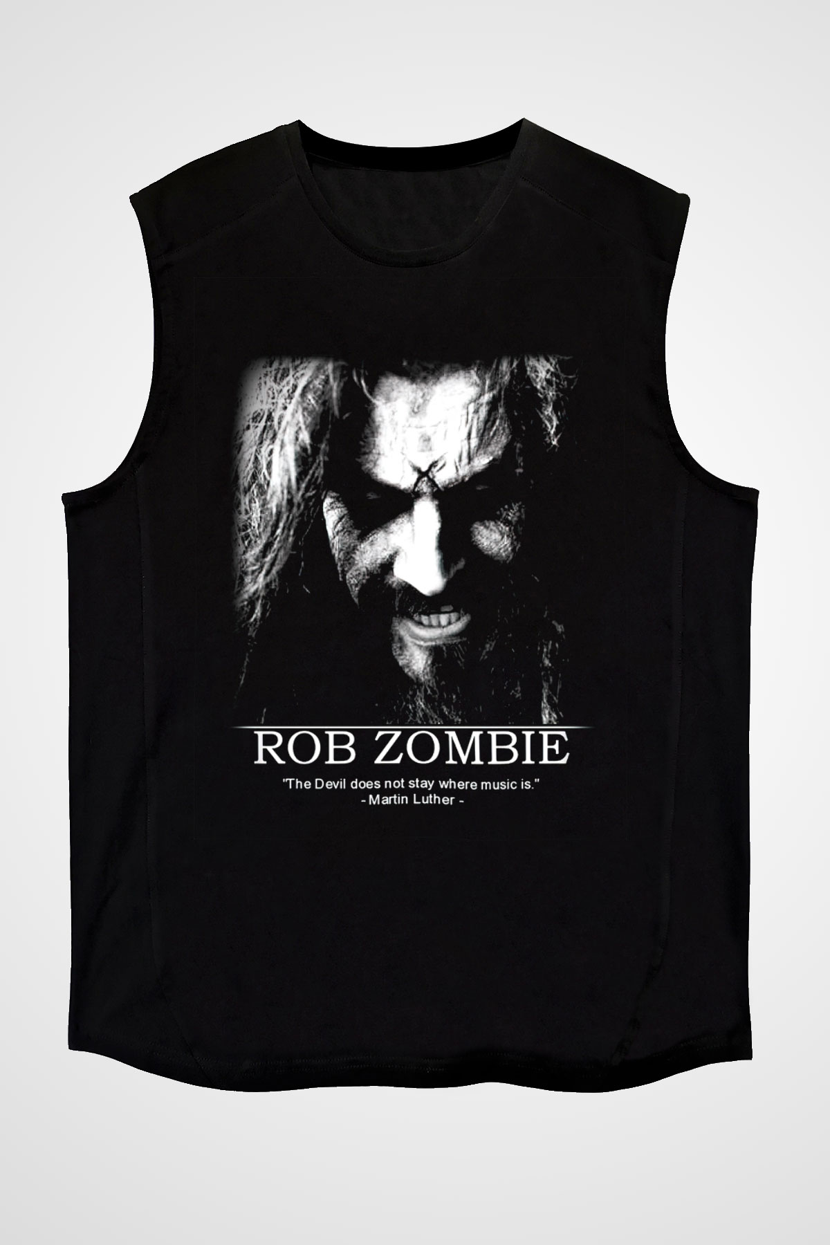 Rob Zombie Siyah Unisex Kolsuz Tişört