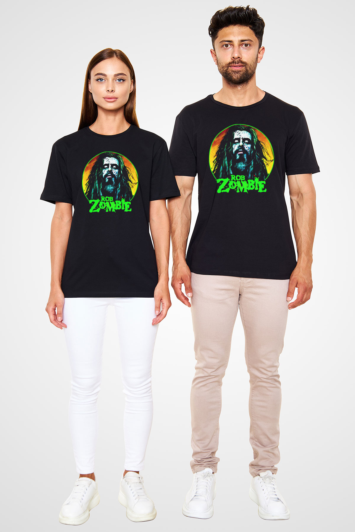 Rob Zombie Siyah Unisex Tişört T-Shirt - TişörtFabrikası