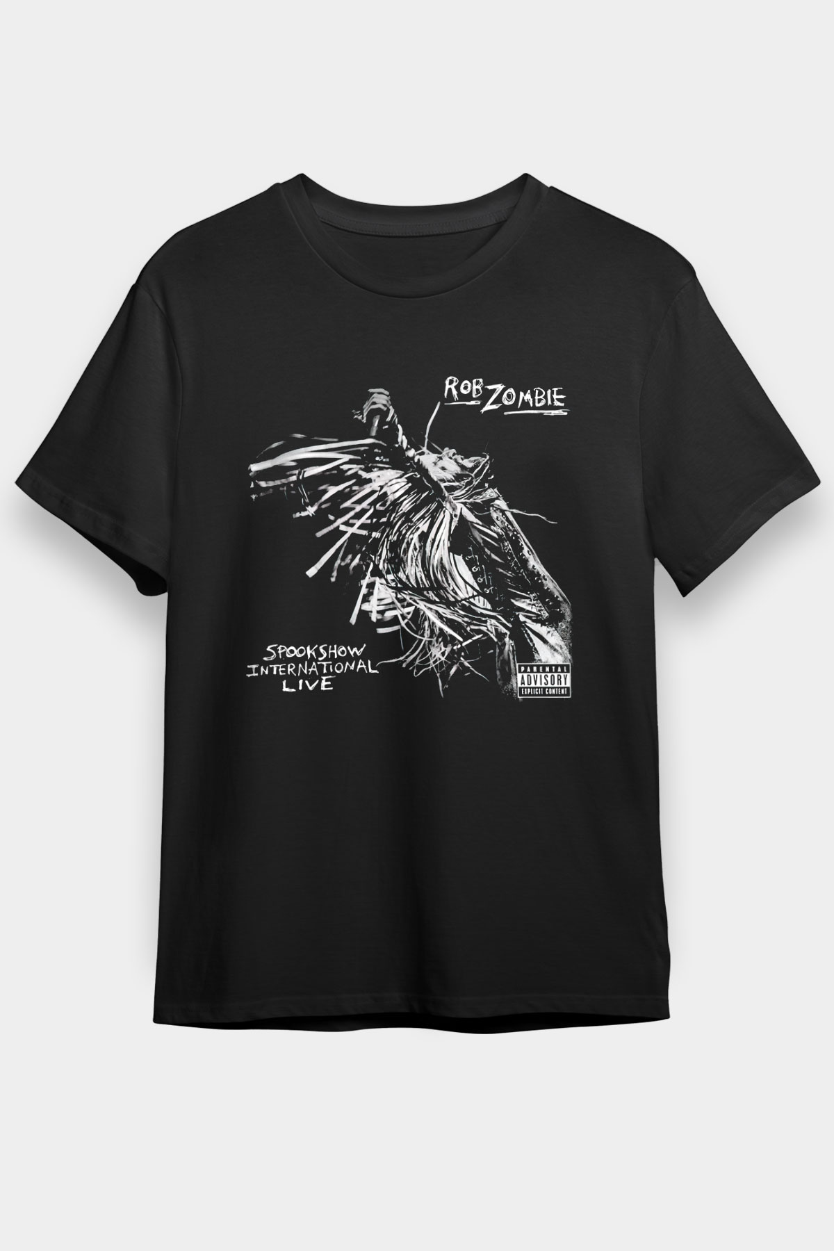Rob Zombie Siyah Unisex Tişört T-Shirt - TişörtFabrikası