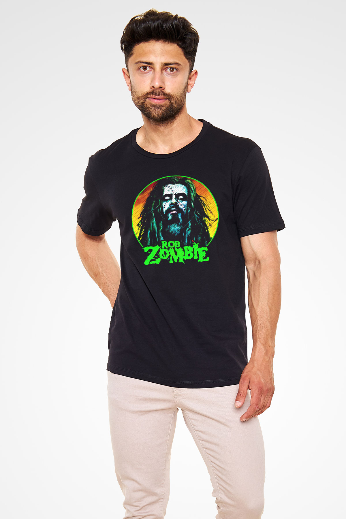 Rob Zombie Siyah Unisex Tişört T-Shirt - TişörtFabrikası