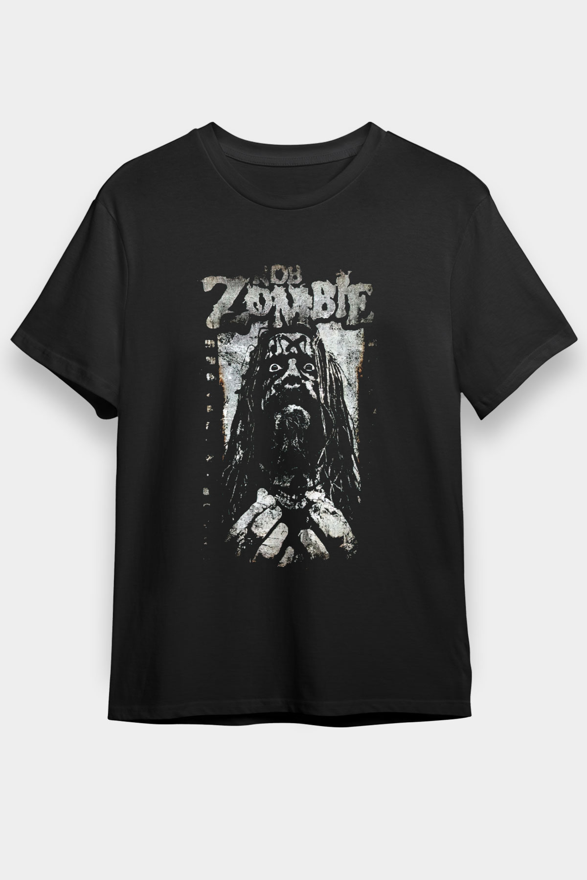 Rob Zombie Siyah Unisex Tişört T-Shirt - TişörtFabrikası