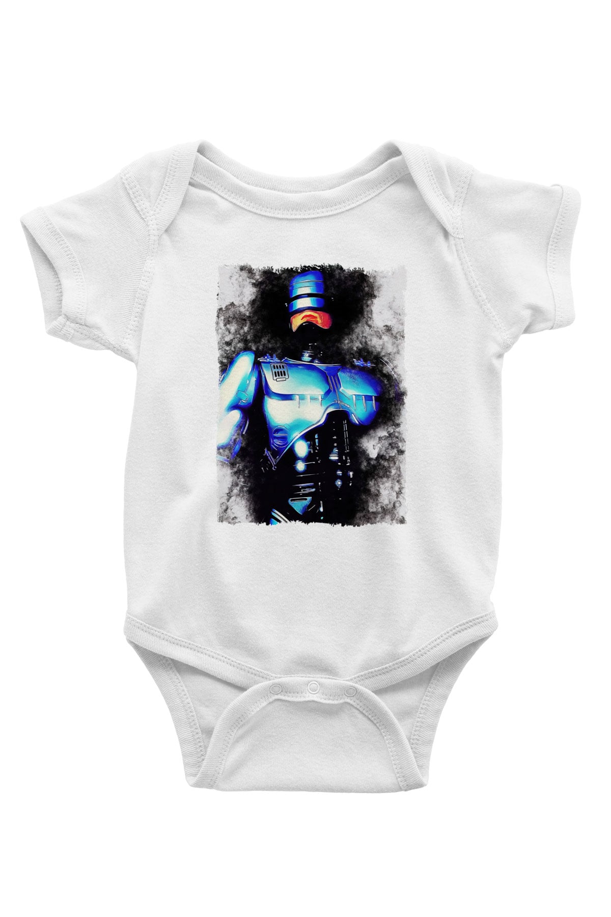 RoboCop Beyaz Bebek Body - Zıbın