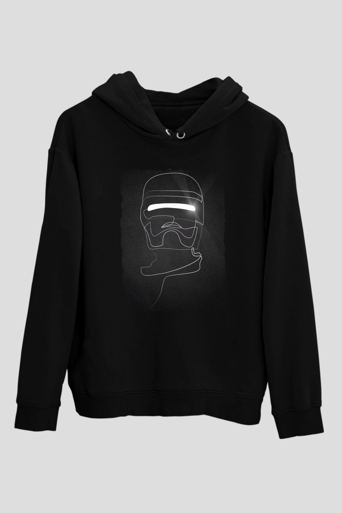 RoboCop Siyah Unisex Hoodie