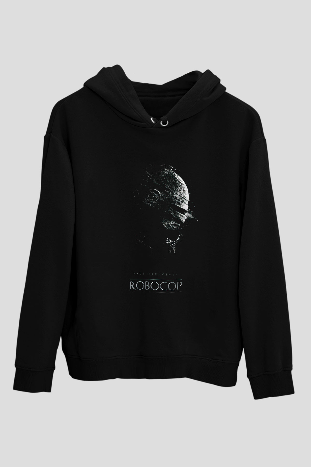 RoboCop Siyah Unisex Hoodie