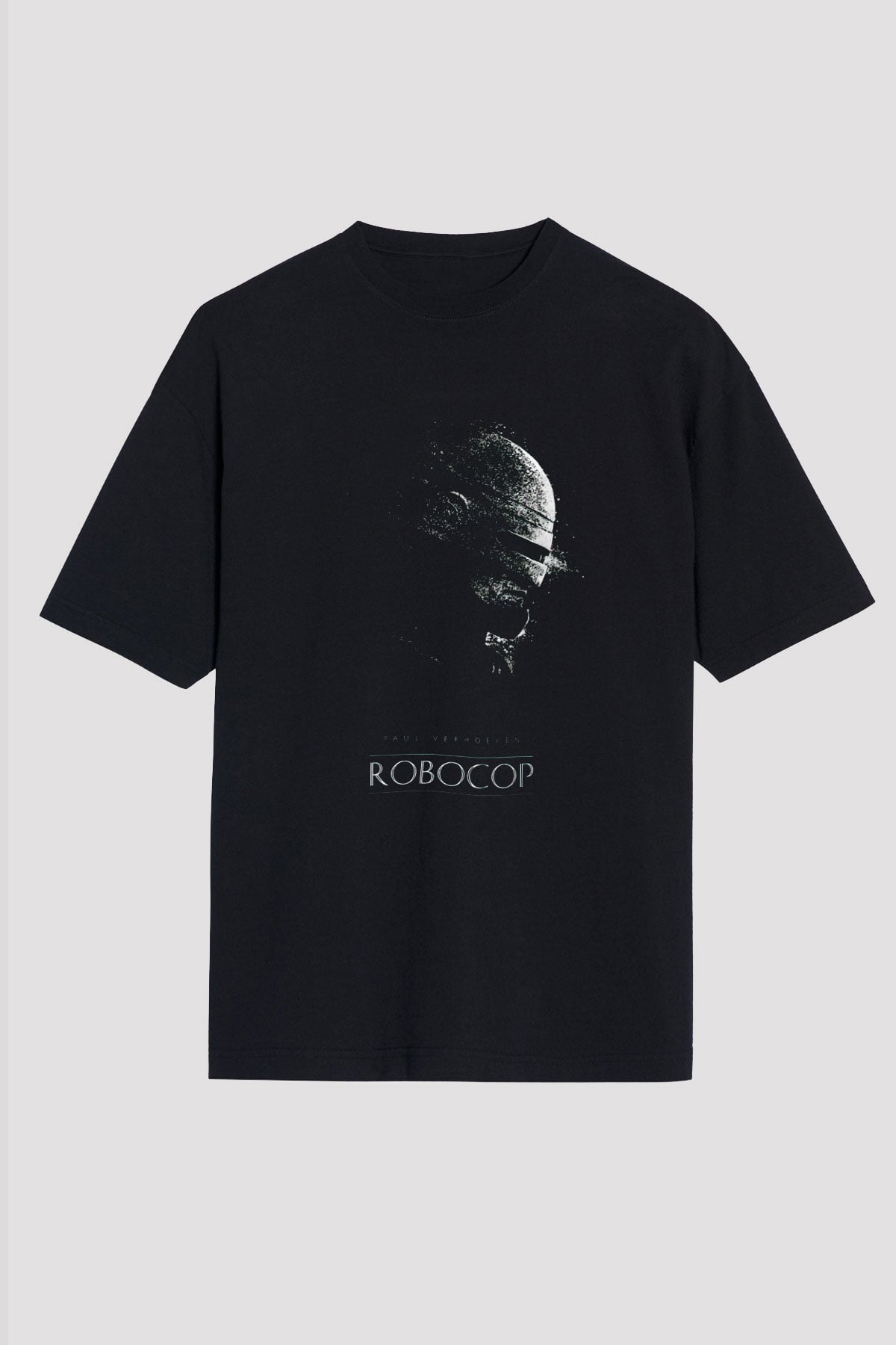 RoboCop Siyah Oversize Tişört Oversize T-shirt