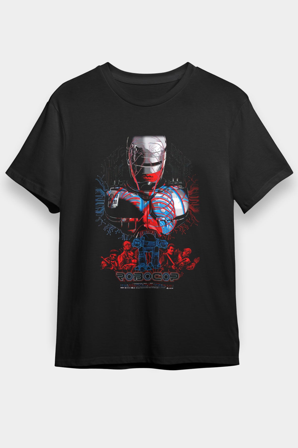 RoboCop Siyah Unisex Tişört T-Shirt
