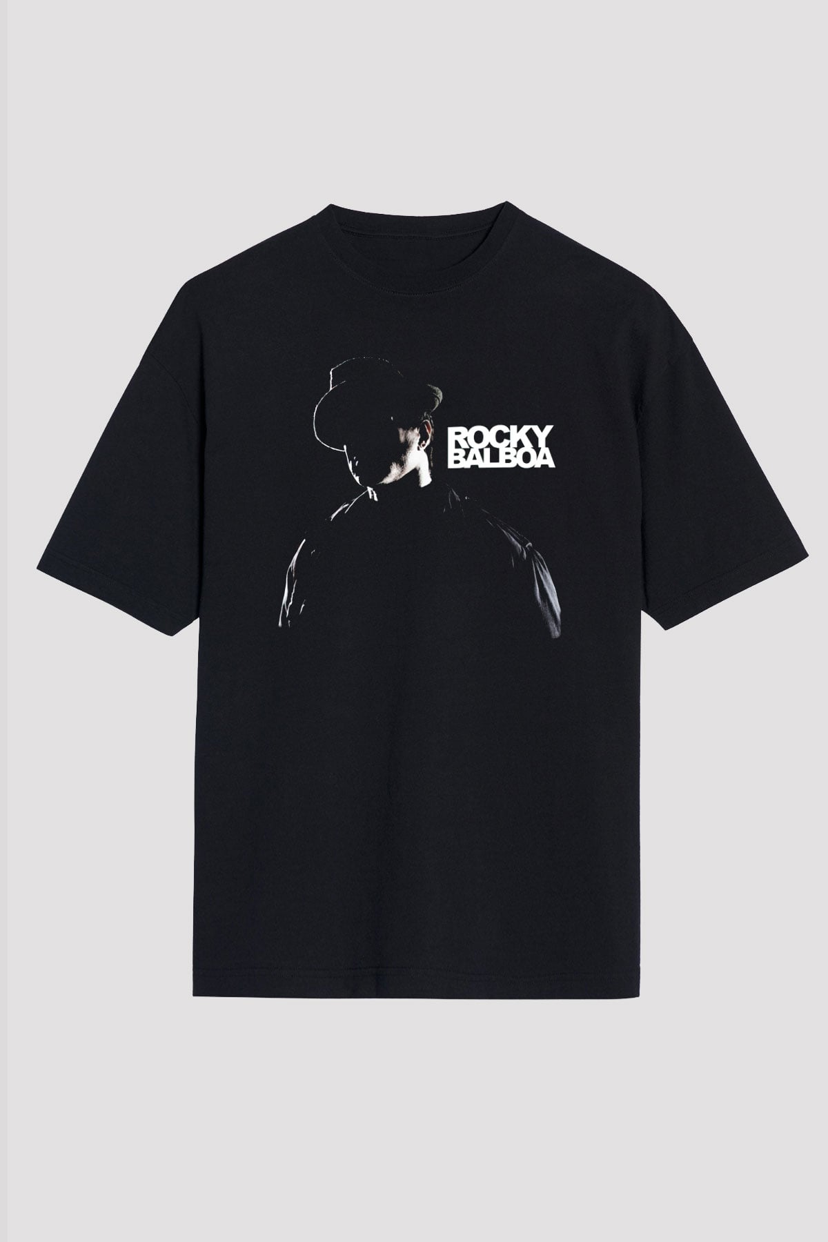 Rocky Siyah Unisex Oversize Tişört T-Shirt
