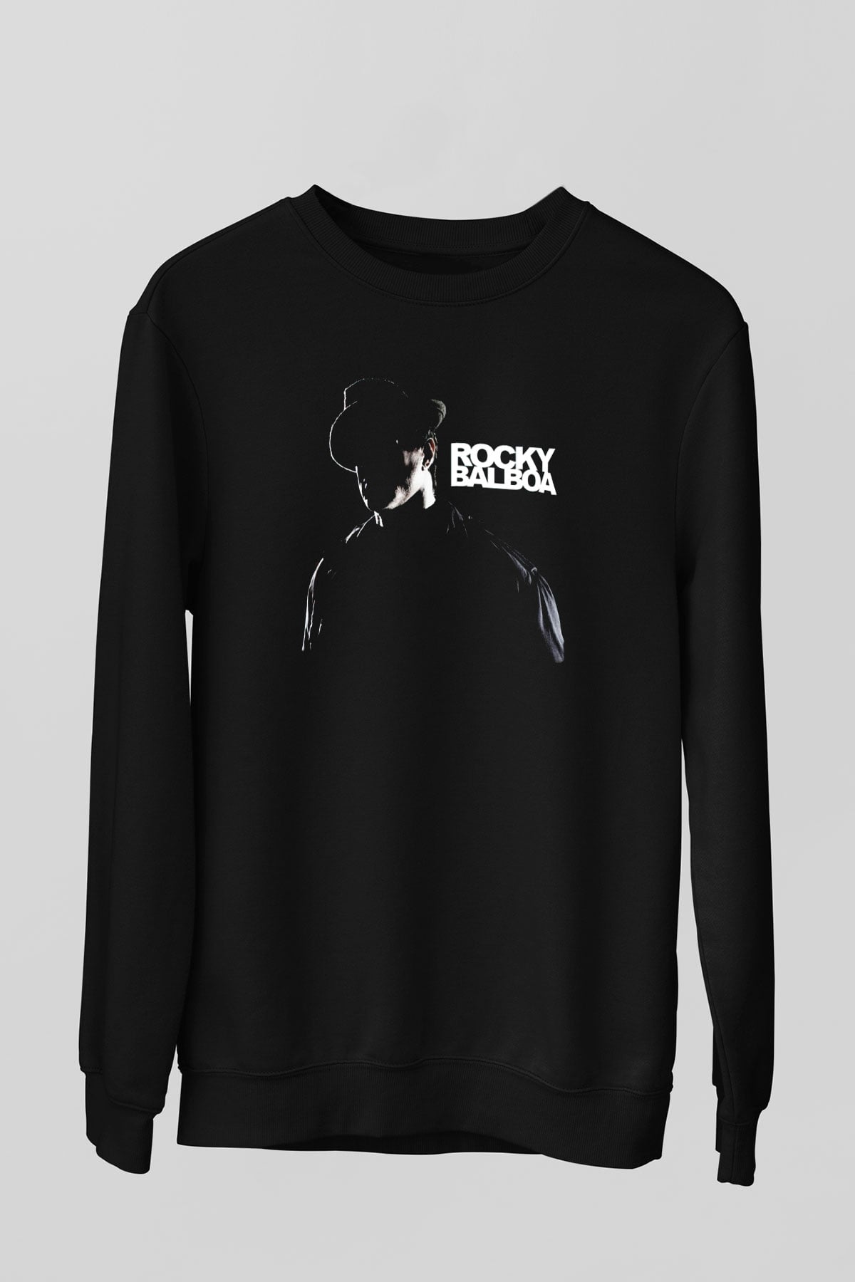 Rocky Siyah Unisex Sweatshirt