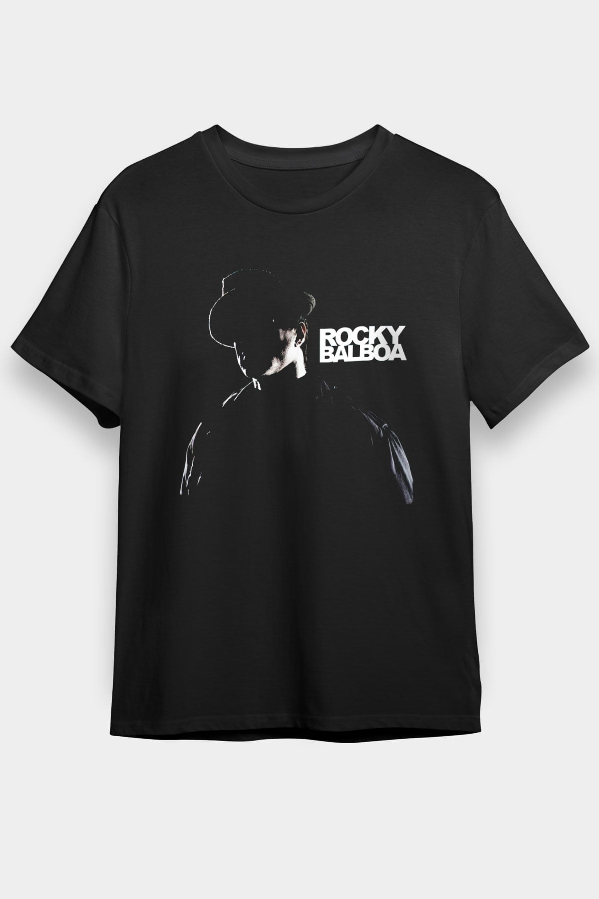 Rocky Siyah Unisex Tişört T-Shirt